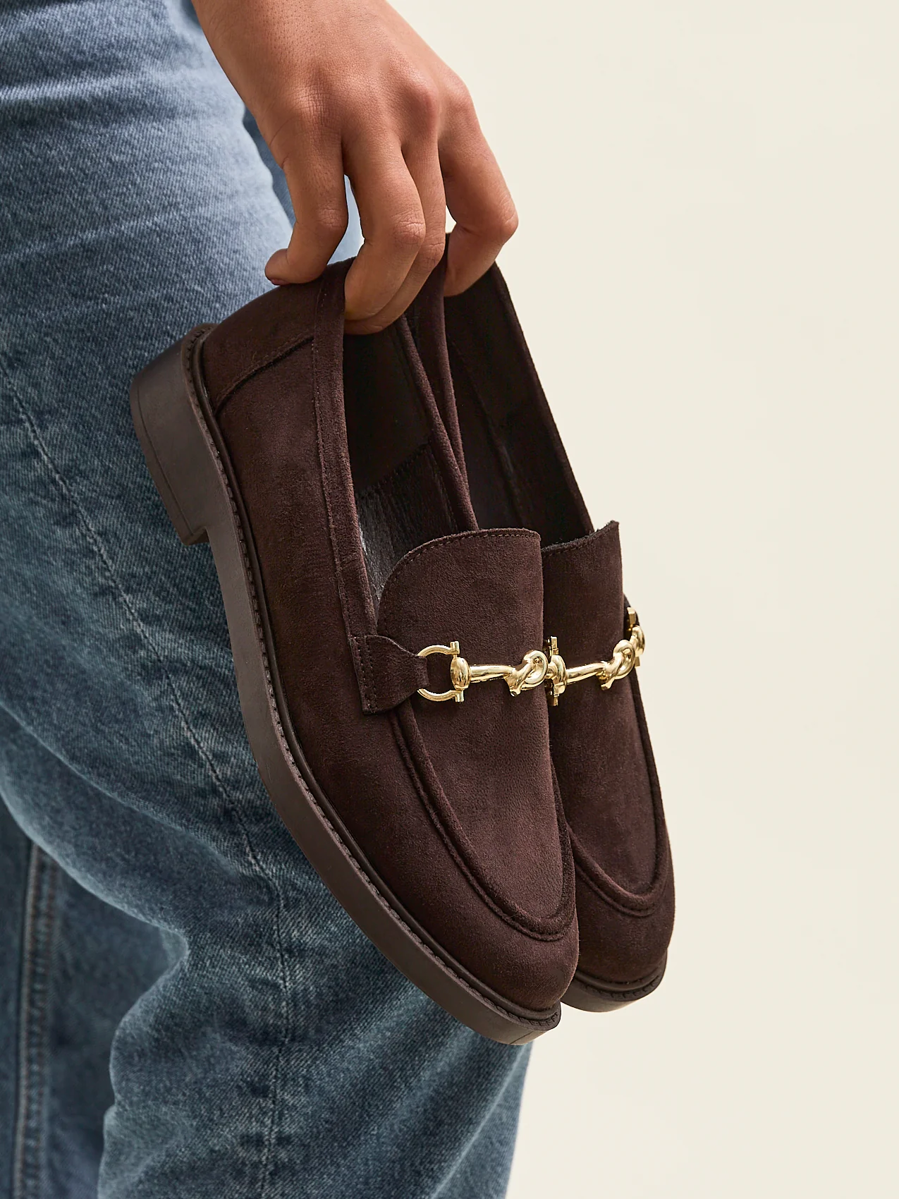 Elite Brown Faux Leather Loafers - Image 8