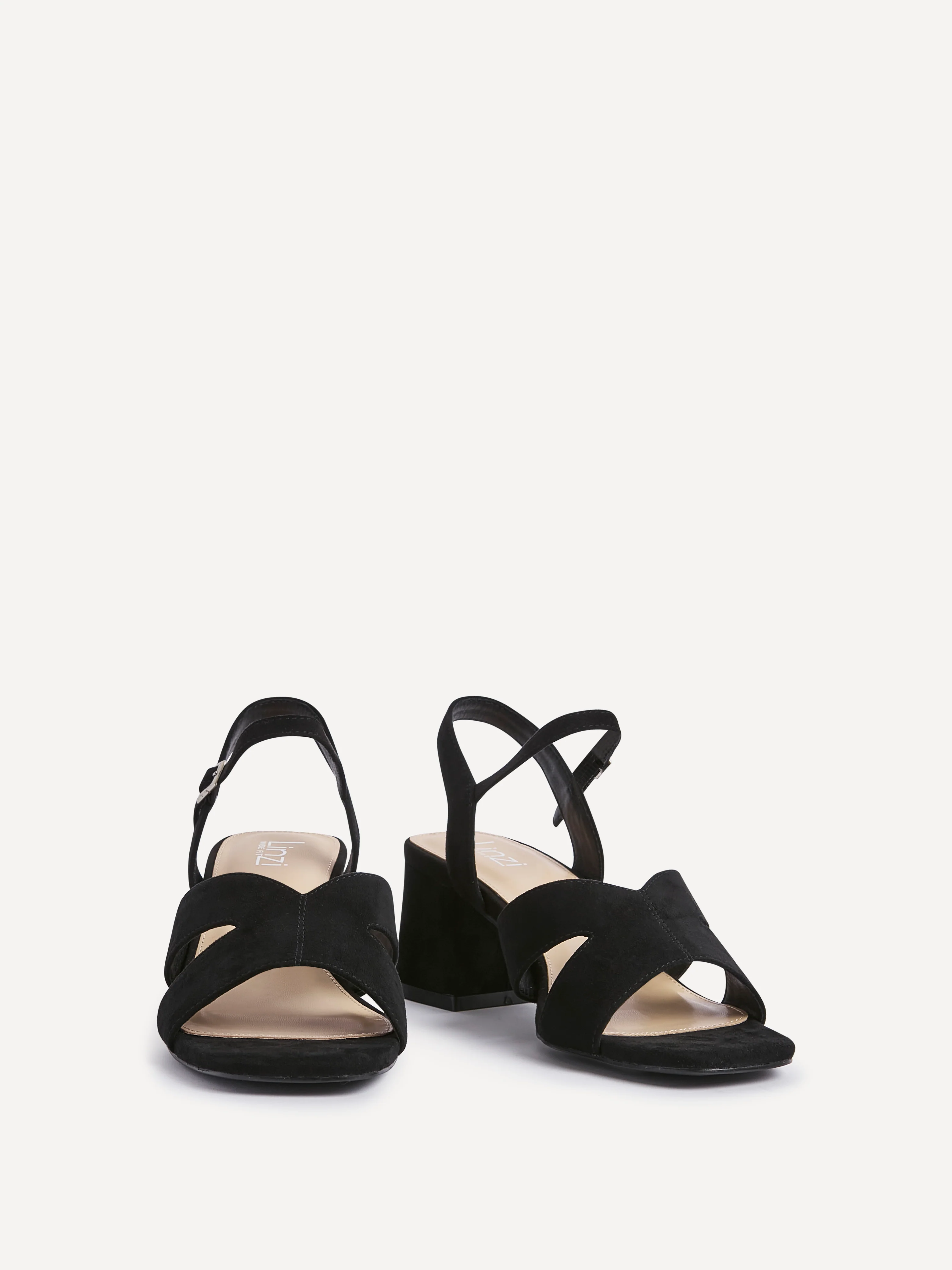 Empire Wide Fit Black Block Heels - Image 3