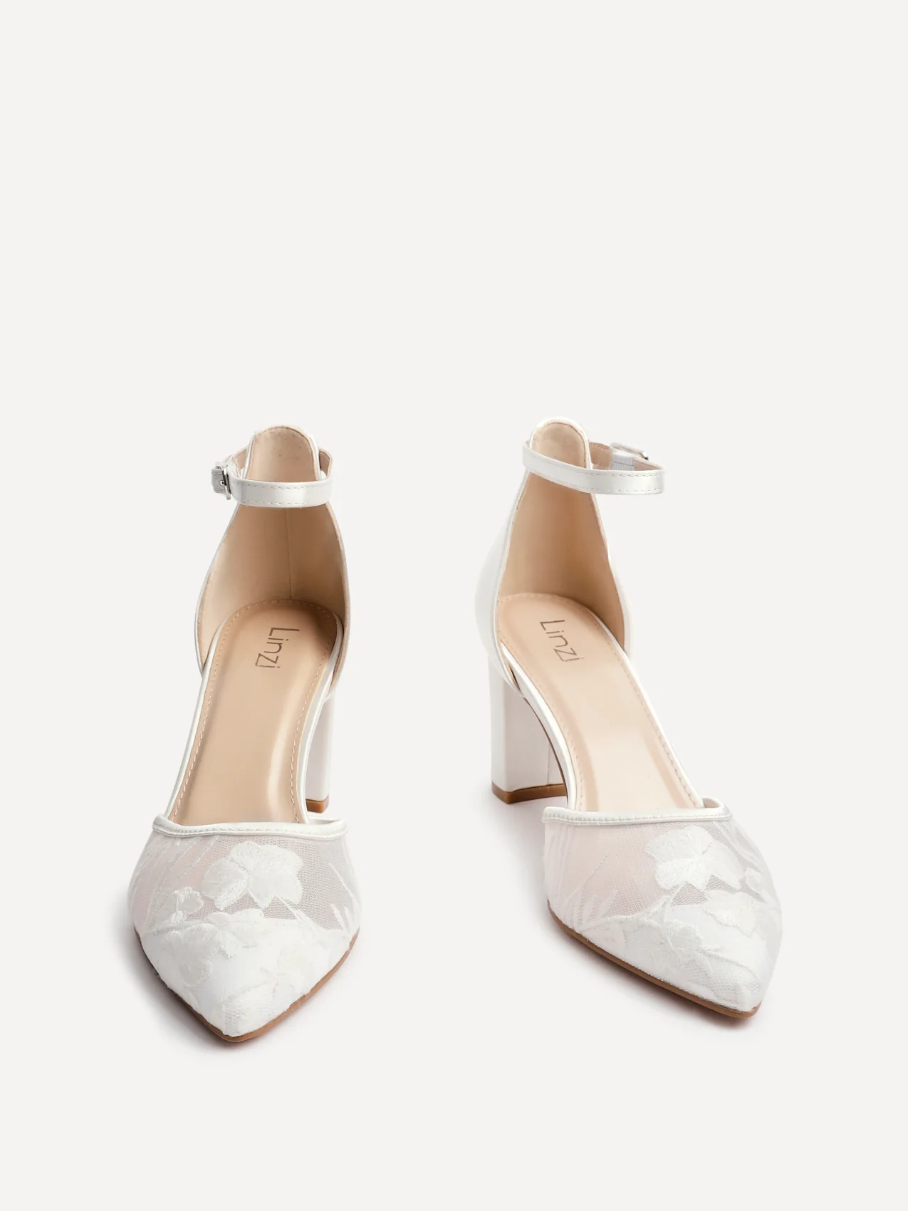 Essence Bridal Lace Court Heels - Image 3