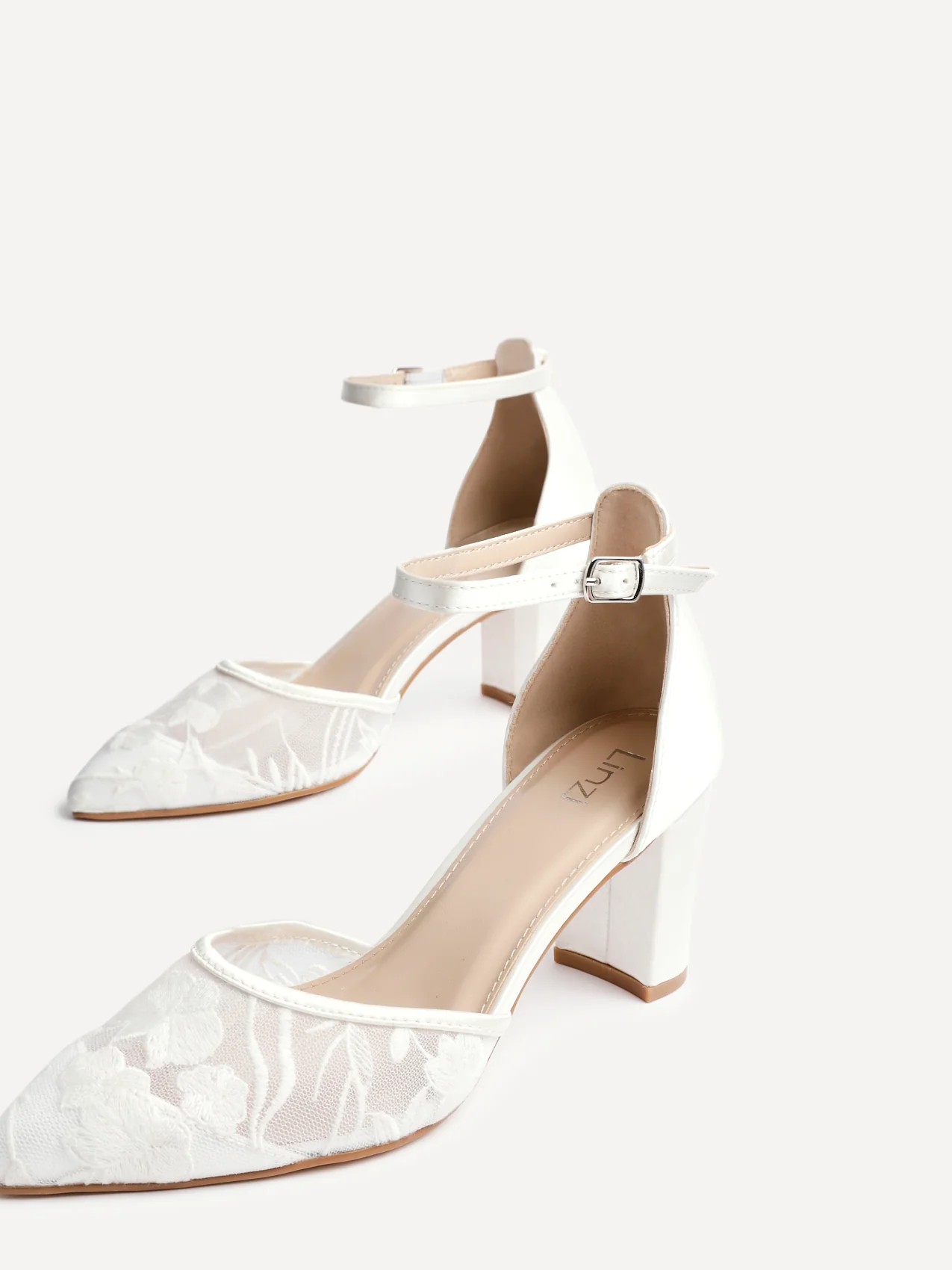 Essence Bridal Lace Court Heels - Image 5