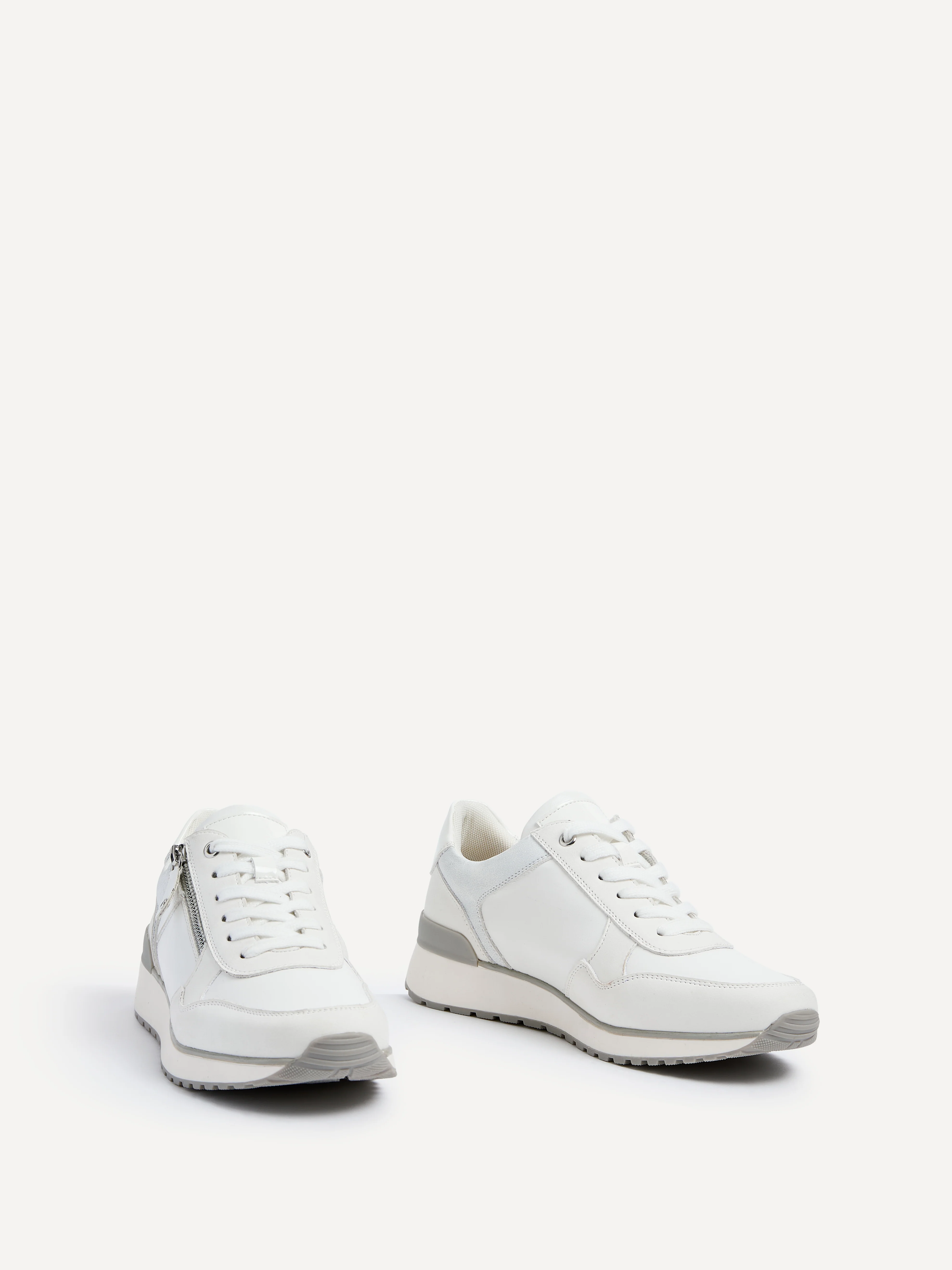 Euston White Trainers - Image 2