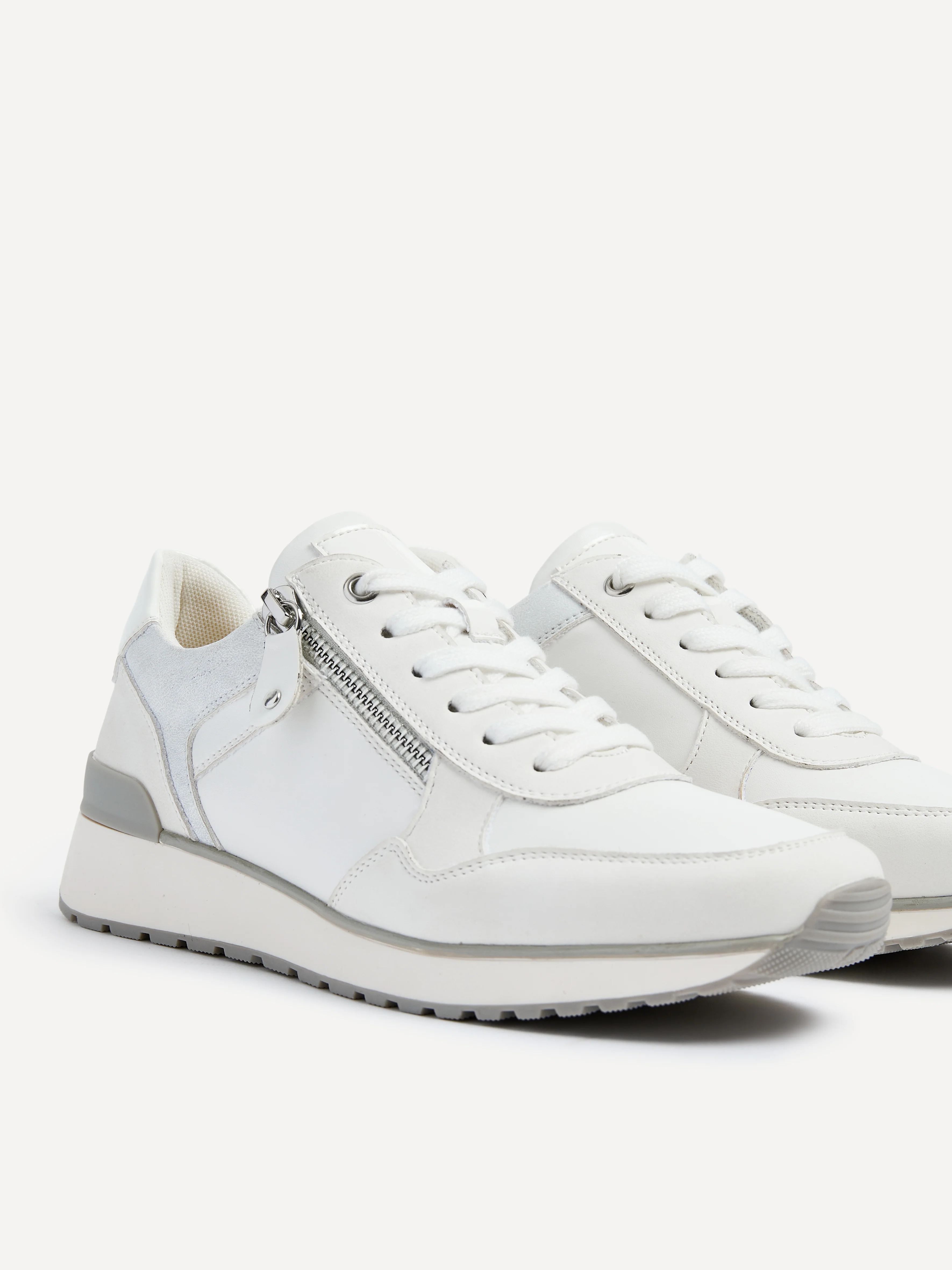 Euston White Trainers - Image 3