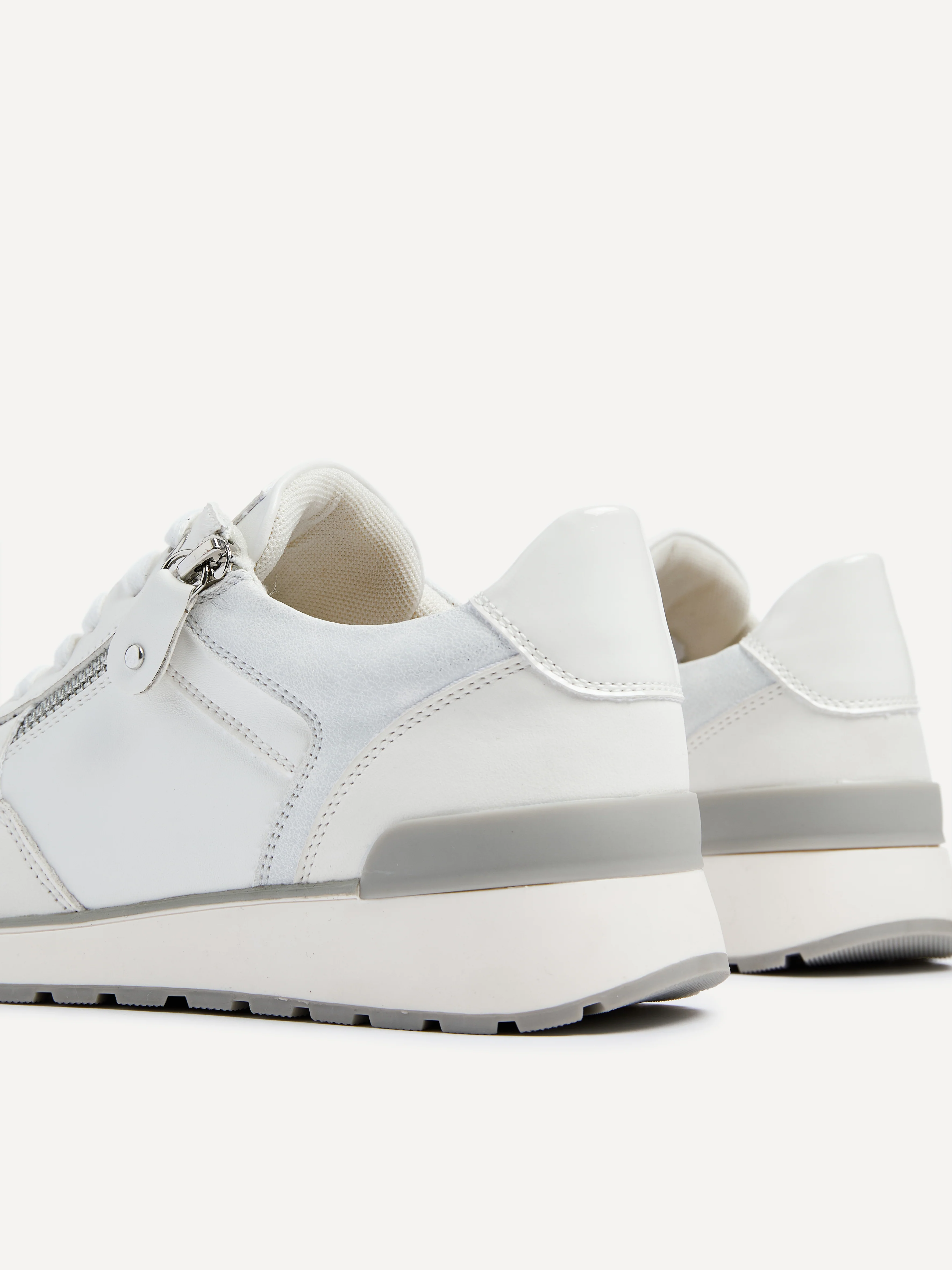 Euston White Trainers - Image 4