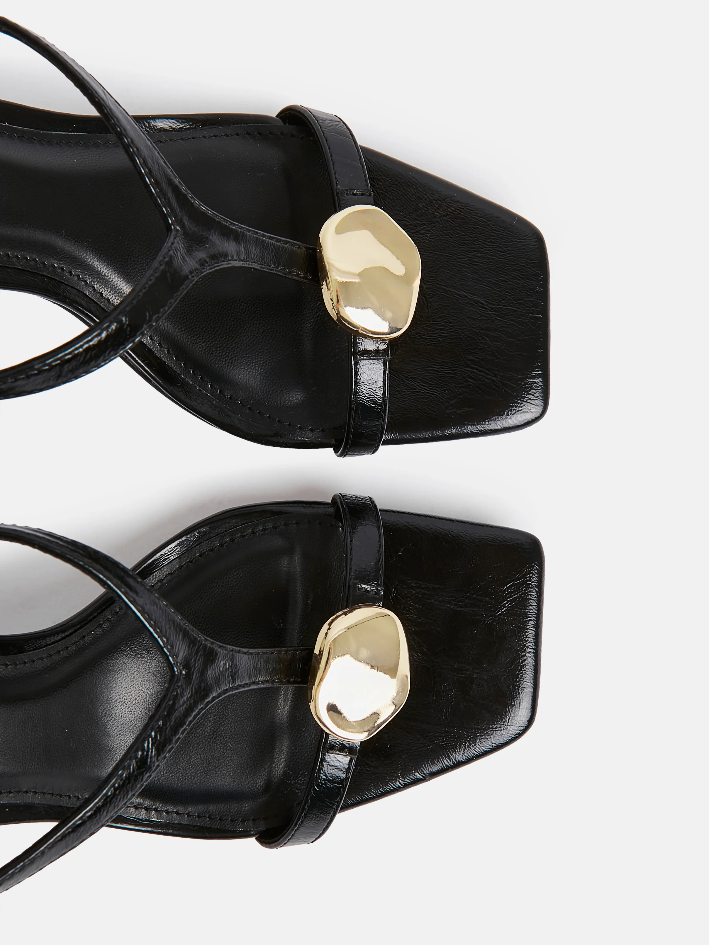 Foolish Black T-Bar Heels - Image 5