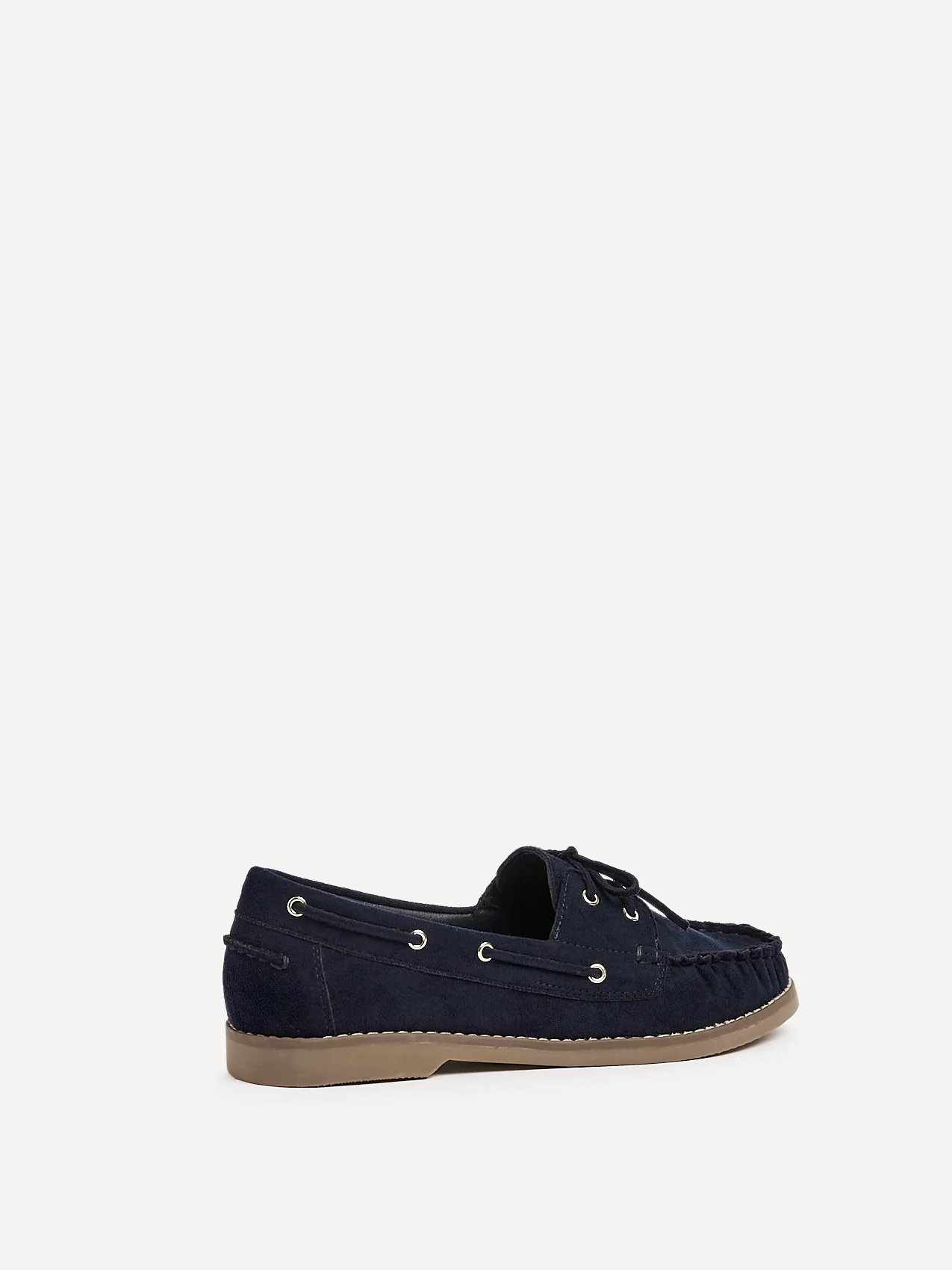 Frame Navy Faux Suede Boat Shoes - Image 5