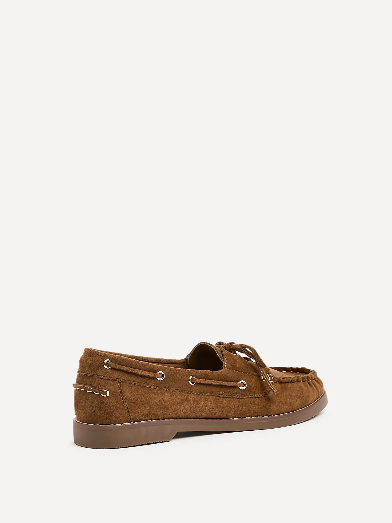 Frame Tan Faux Suede Boat Shoes - Image 5