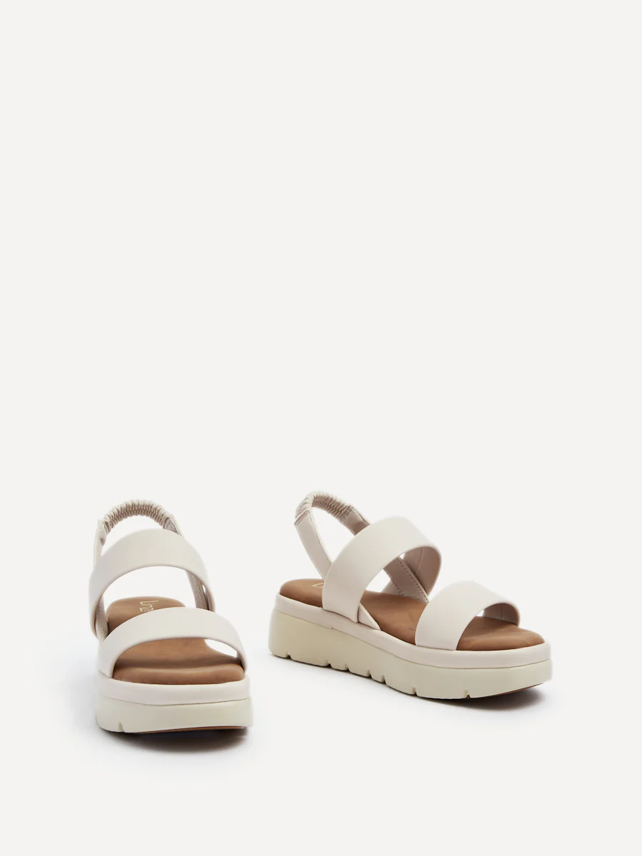 Gia Nude Chunky Flatform Sandals - Image 3