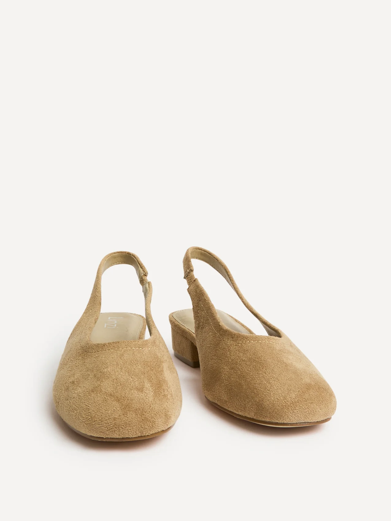 Glide Nude Faux Suede Mary Jane Heels - Image 3