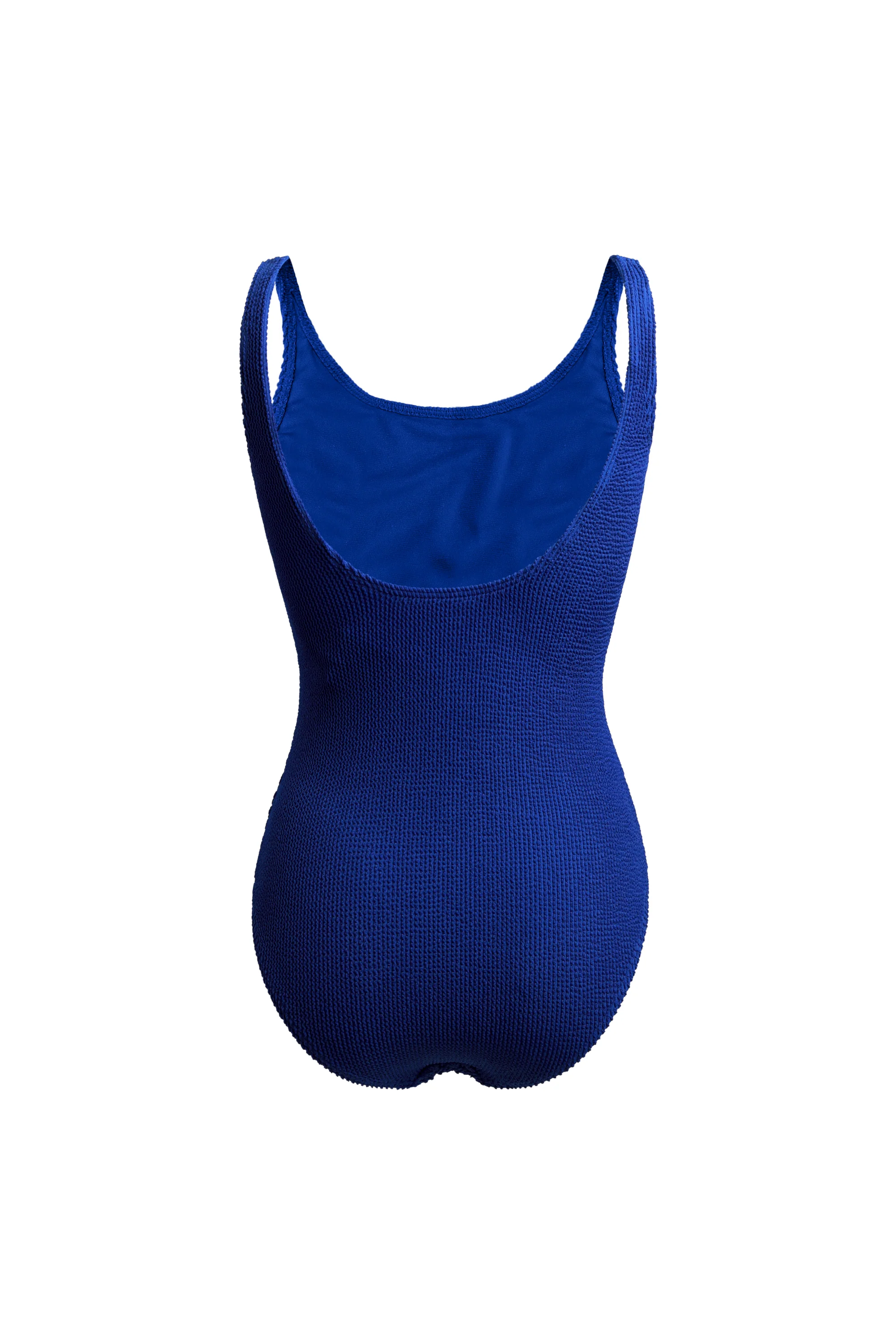 Goa Blue Crinkle Square Neck Swimsuit - Image 2