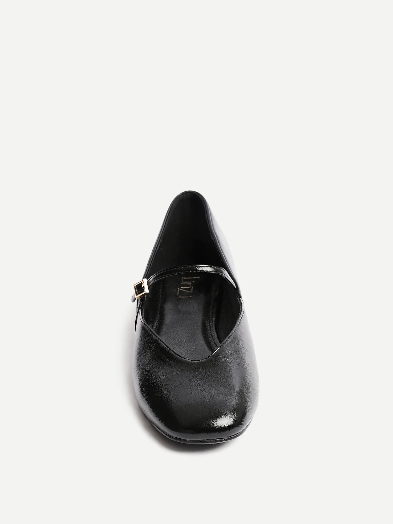 Hush Black Faux Leather Mary Jane Flats - Image 4