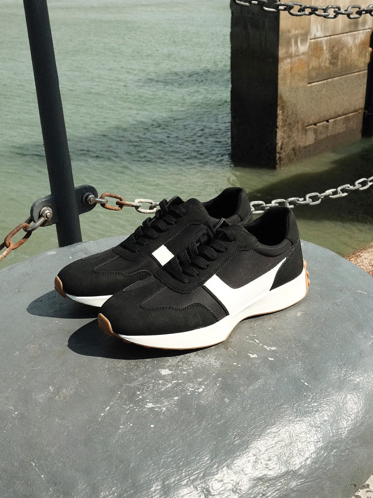 Hustle Black Suede Trainers - Image 6