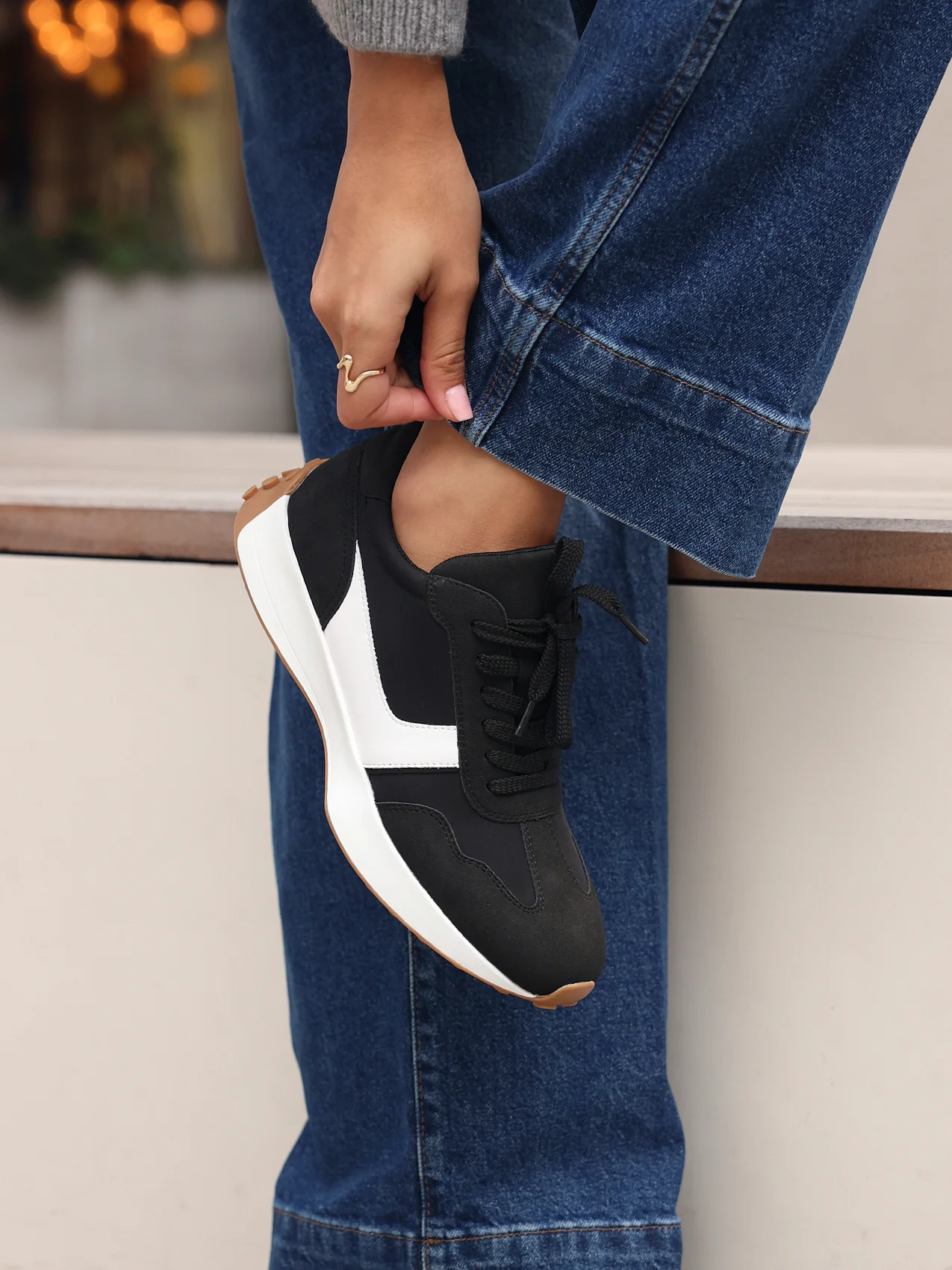 Hustle Black Suede Trainers - Image 7