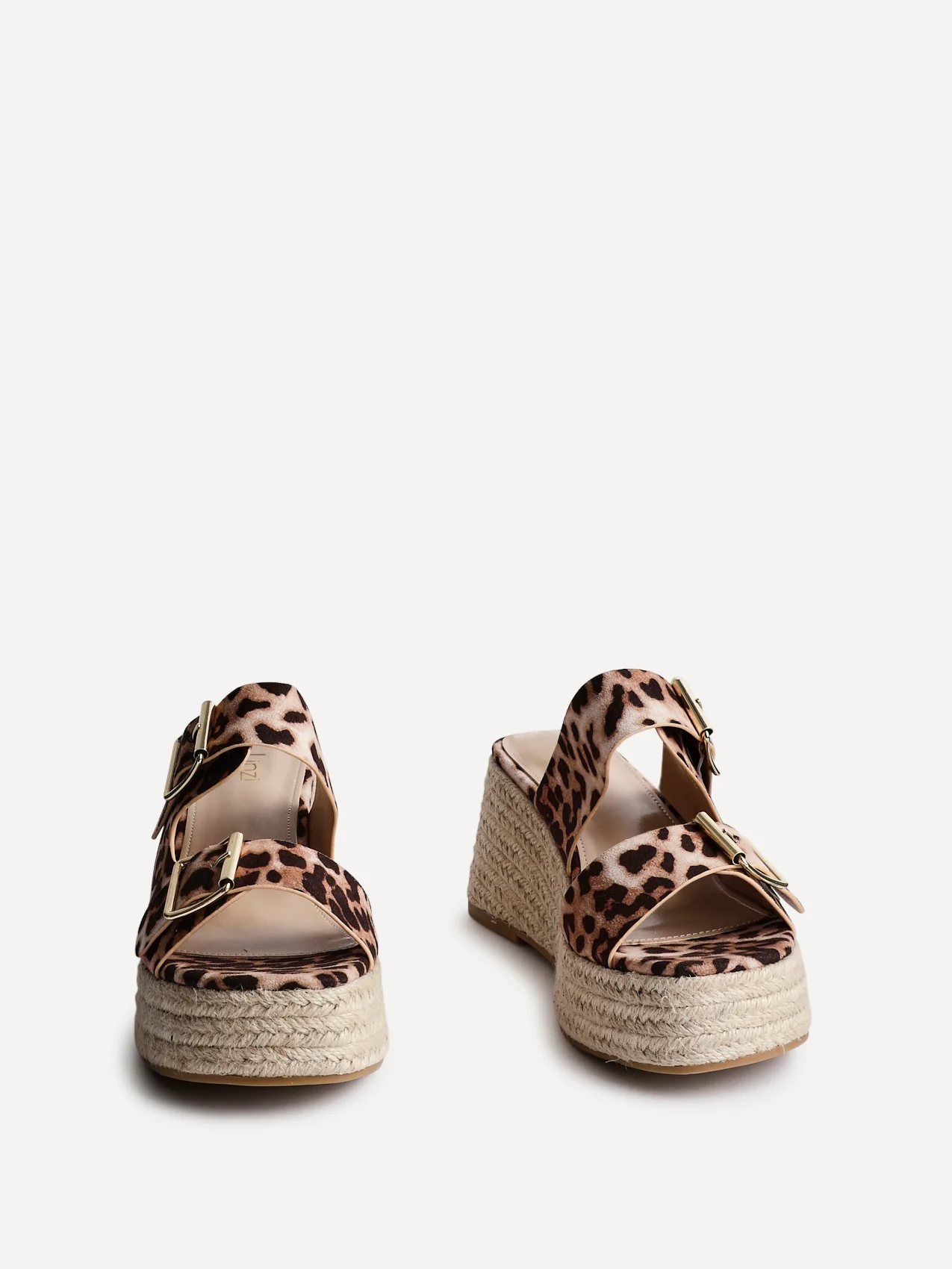 Impact Leopard Print Espadrille Wedge Mules - Image 3
