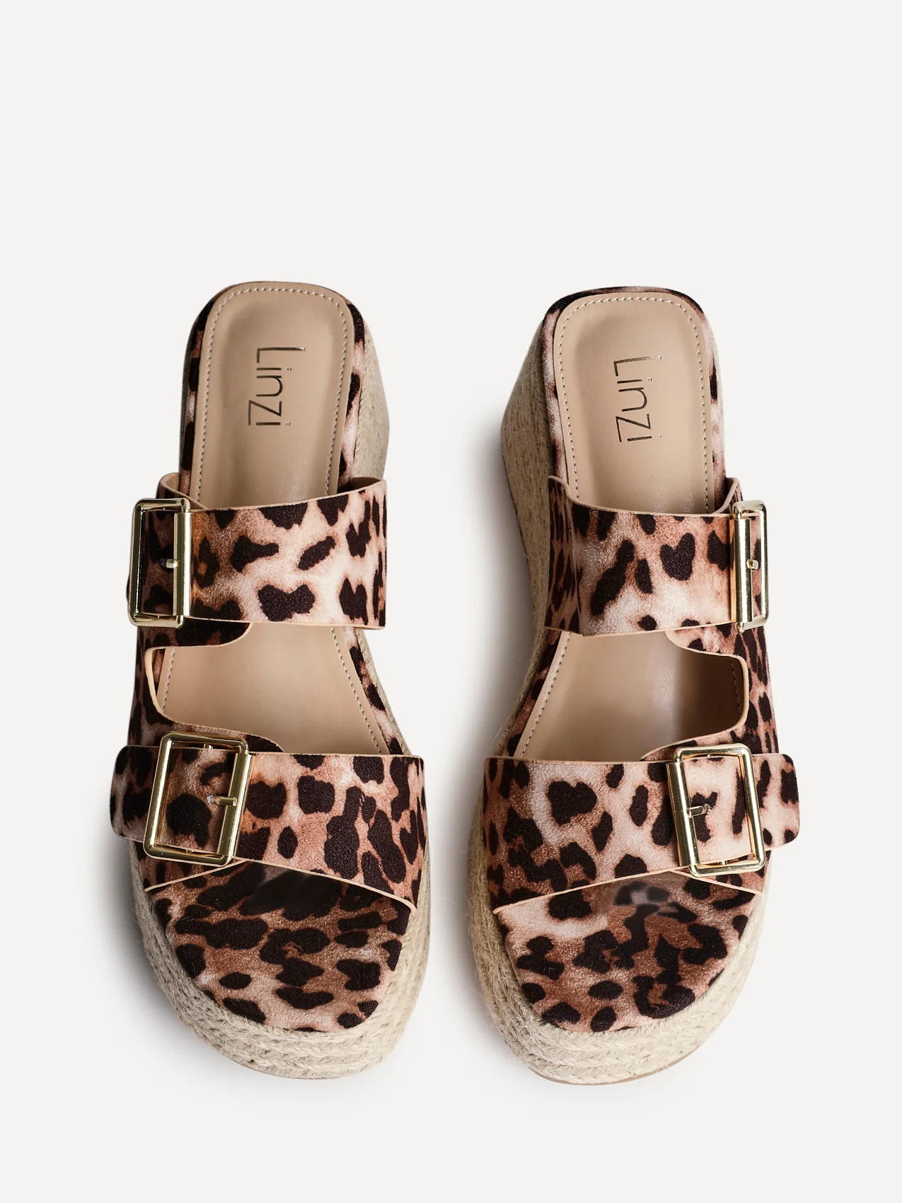 Impact Leopard Print Espadrille Wedge Mules - Image 5