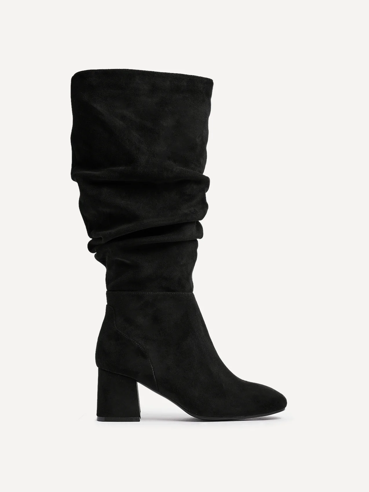 Inferno Wide Fit Black Long Heeled Boots - Image 2