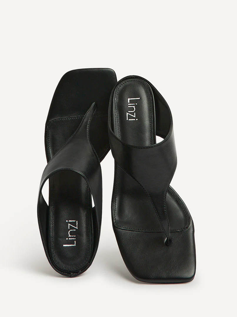 Kyoto Black Mule Heels - Image 5
