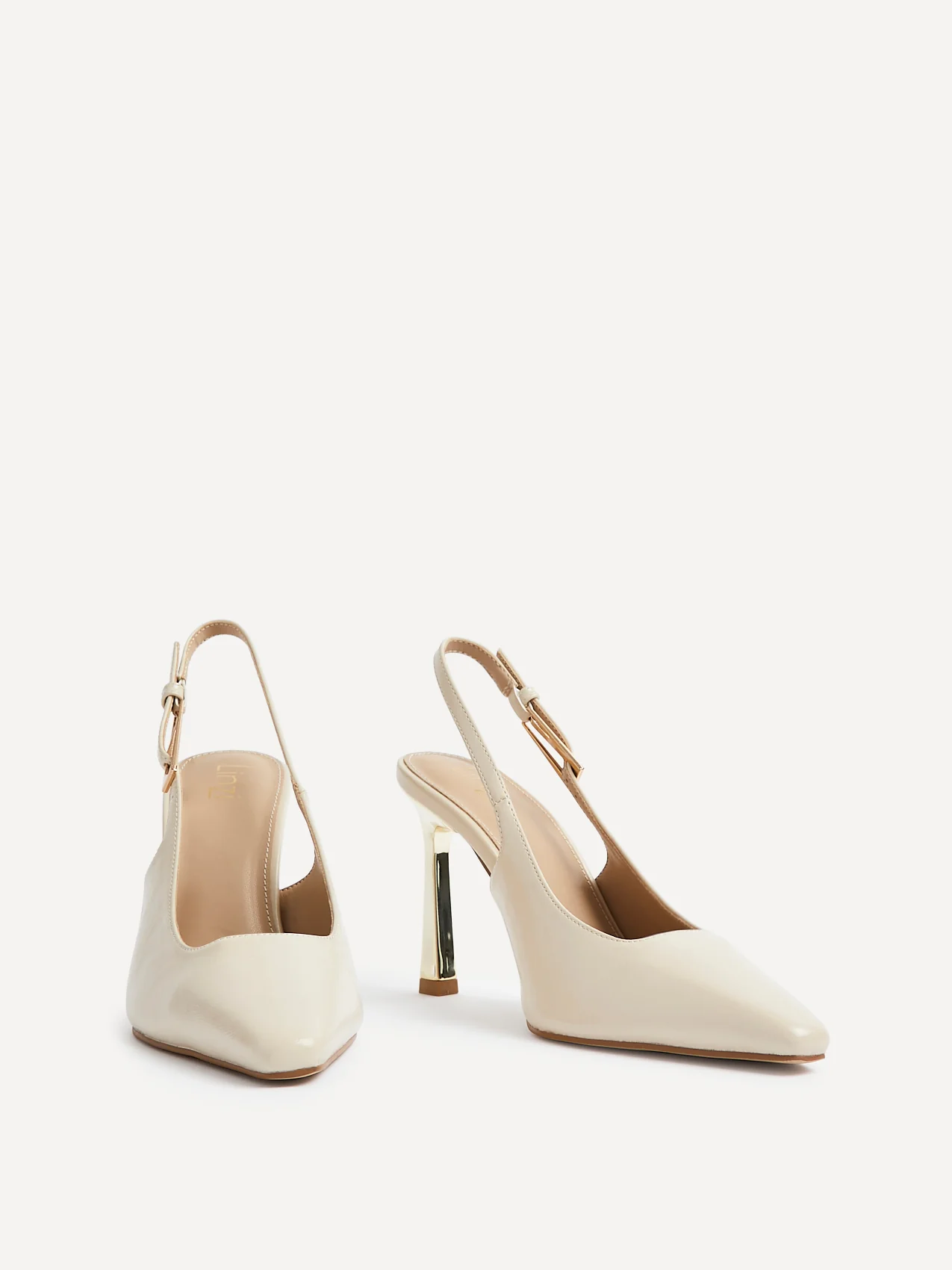 Lizzie Nude Stiletto Court Heels - Image 3