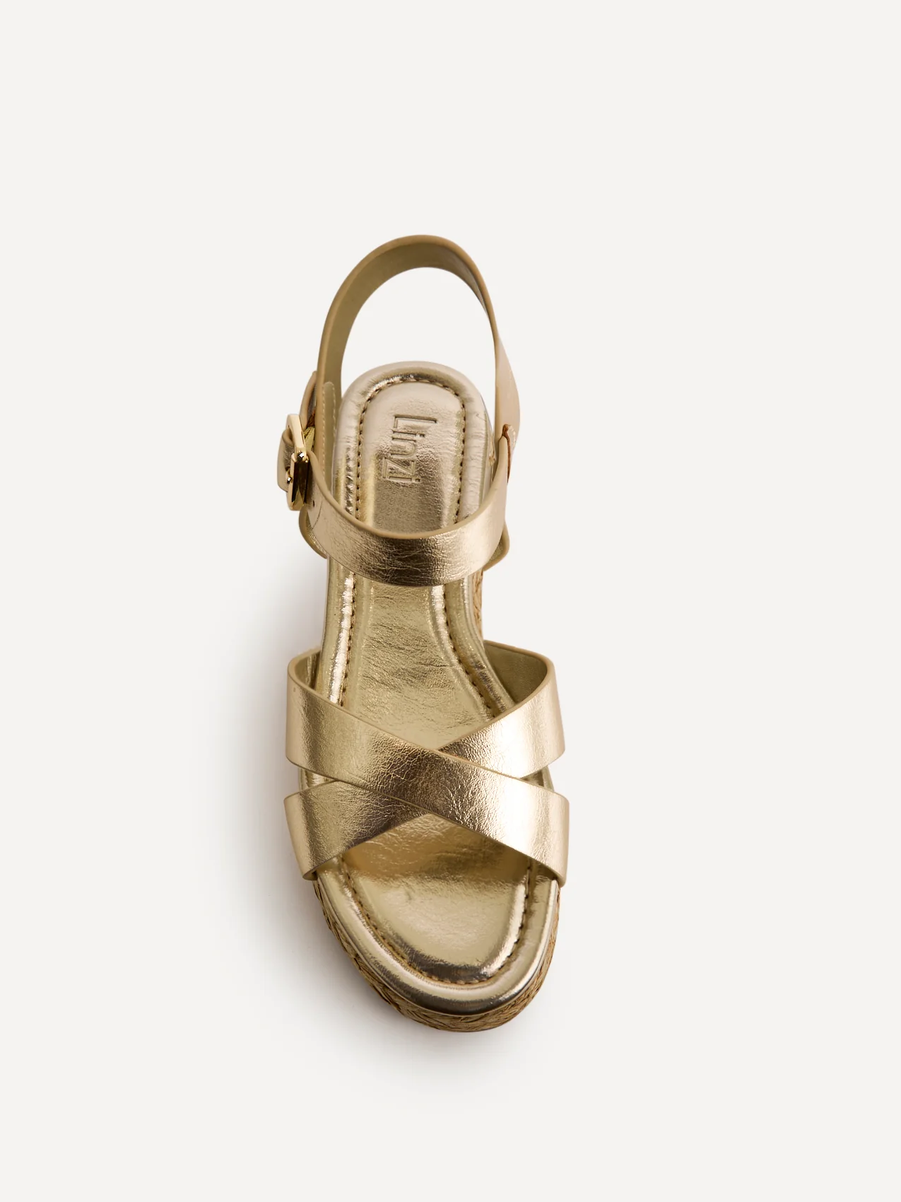 Magnolia Gold Flatform Sandals - Image 4