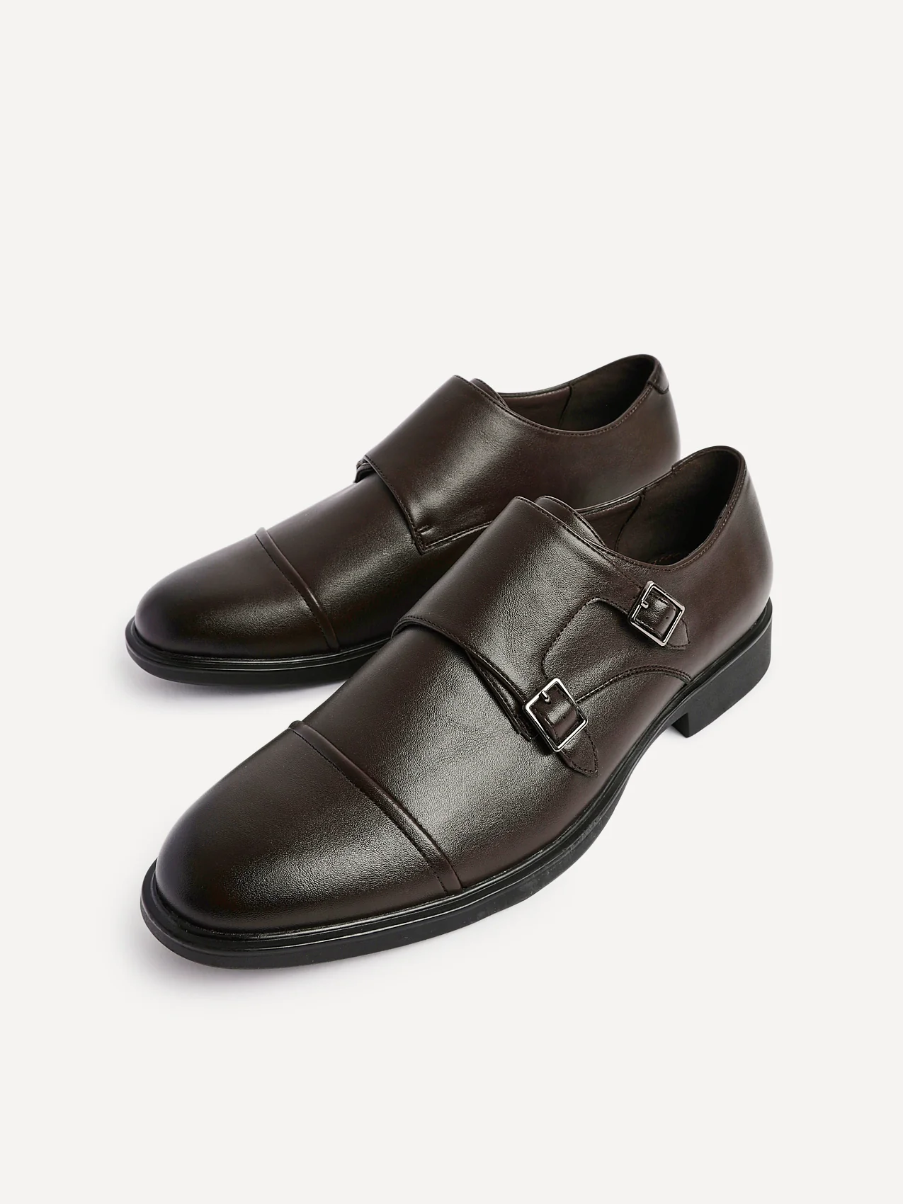 Marcello Mens Brown Faux Leather Shoes - Image 5