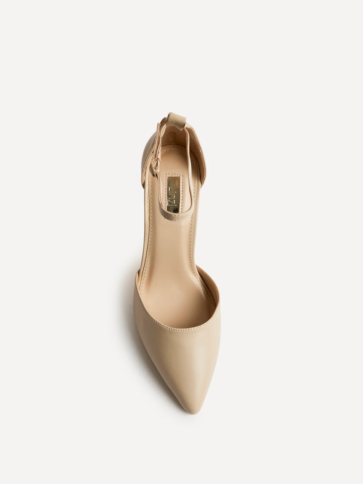 Marlie Nude Faux Leather Court Heels - Image 4