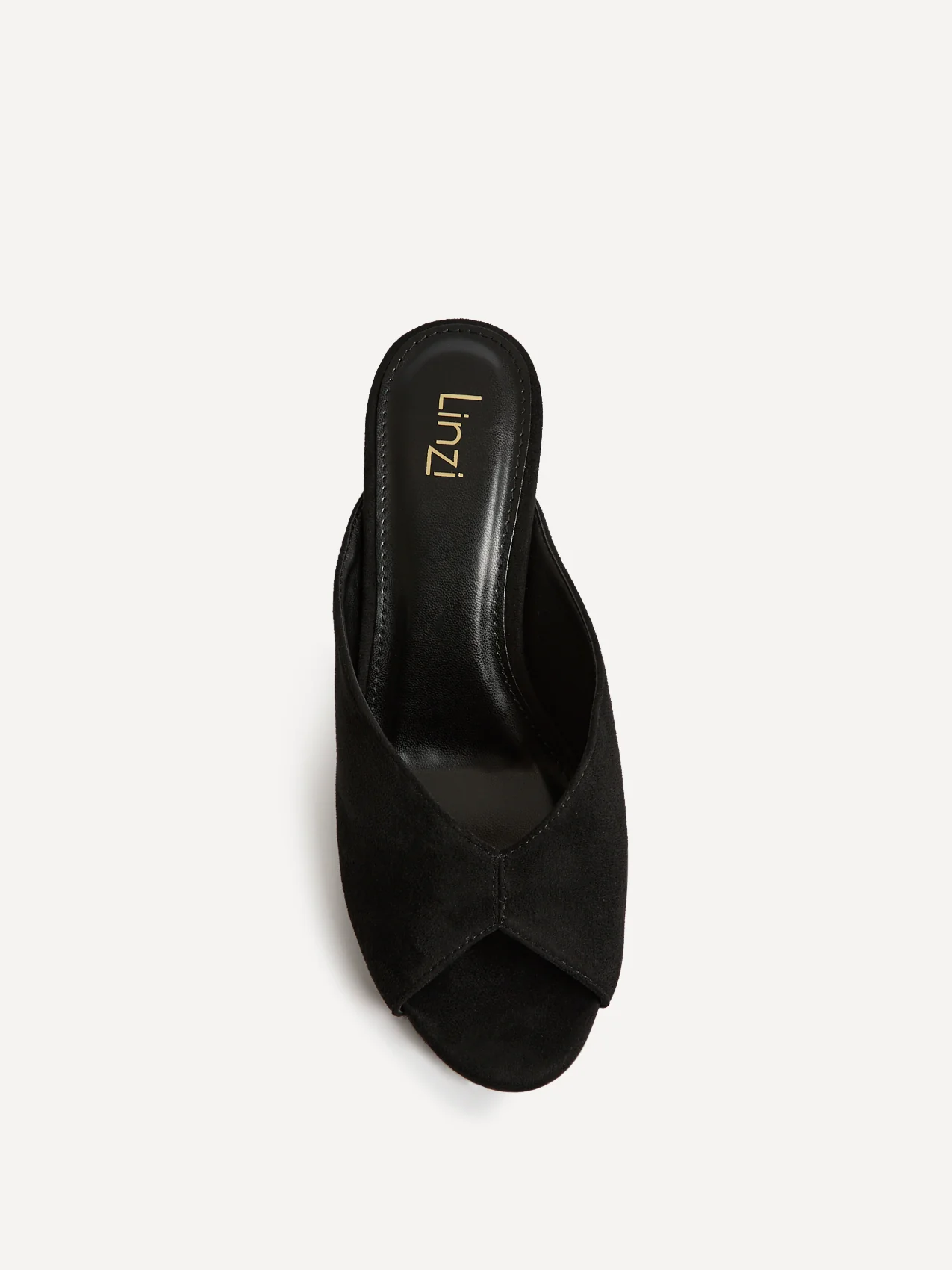 Marseille Black Peep Toe Mule Heels - Image 5
