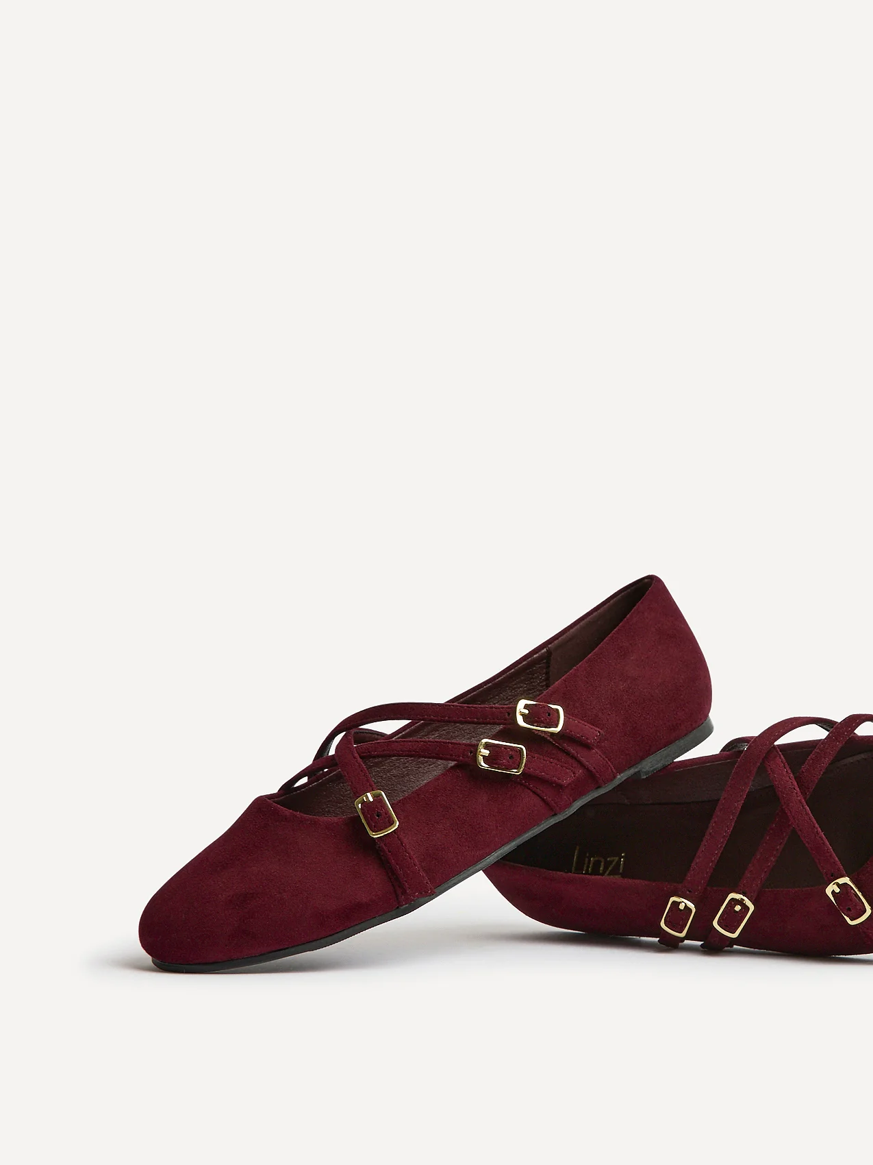Matrix Burgundy Mary Jane Flats - Image 5