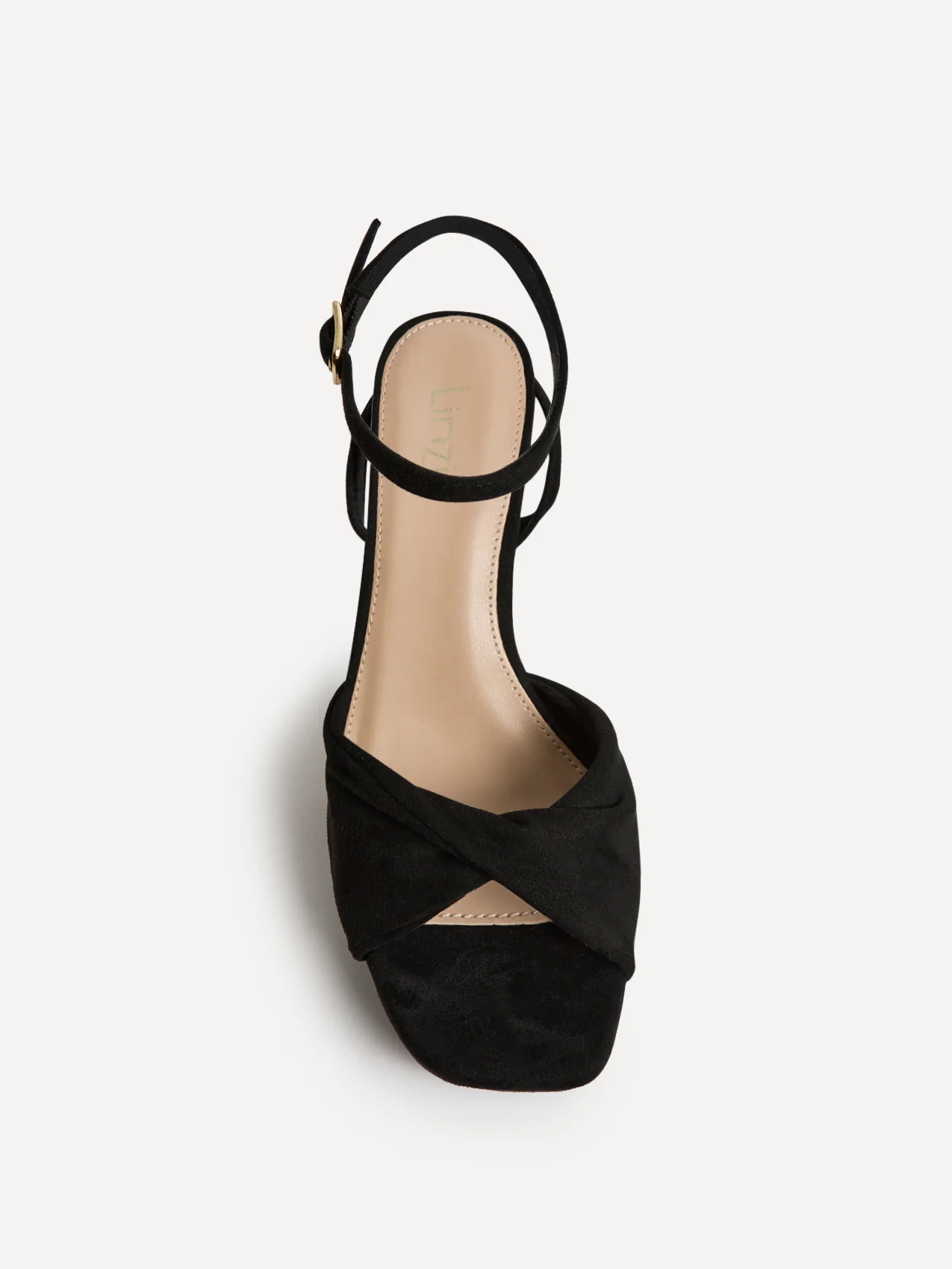 Mavie Black Platform Heeled Sandals - Image 4