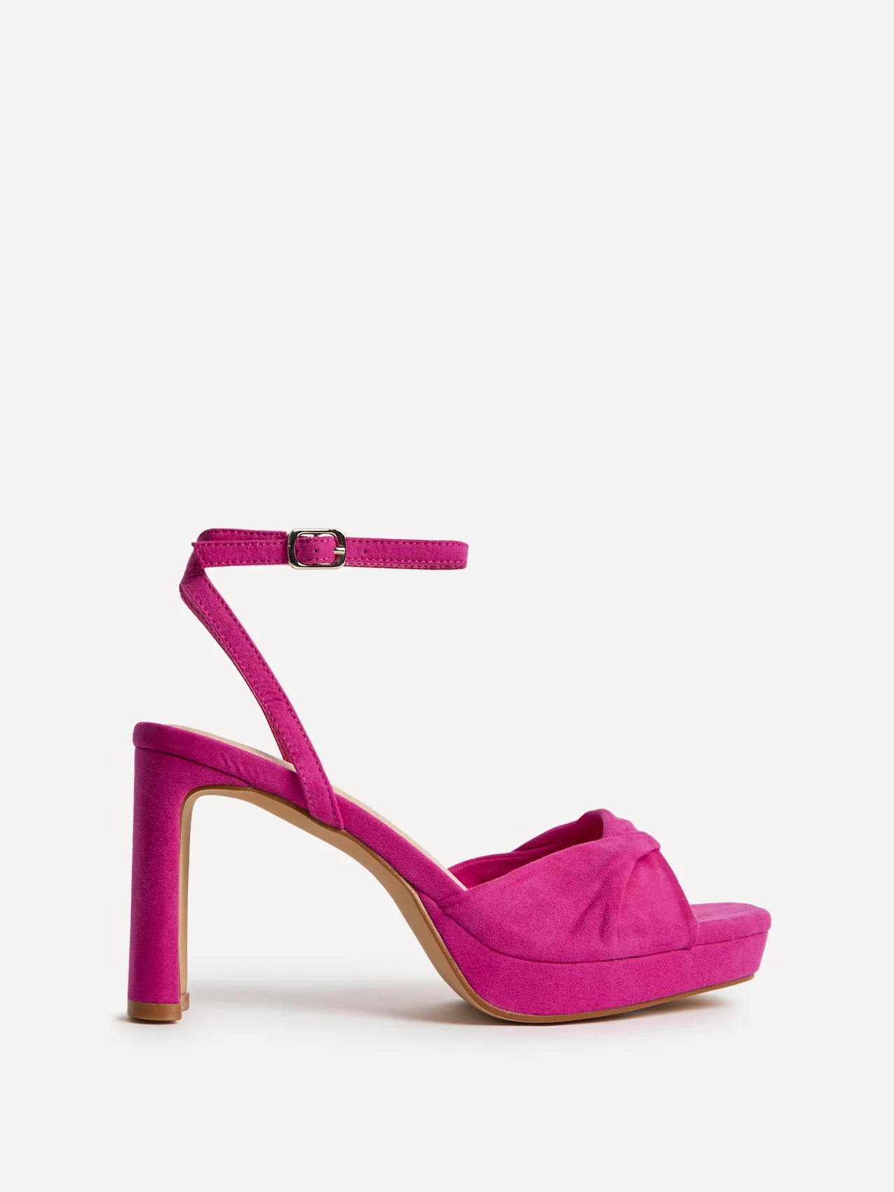 Mavie Fuchsia Platform Heeled Sandals - Image 2