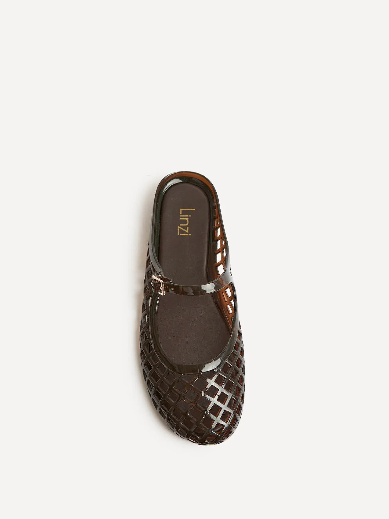 Mirage Brown Jelly Slip On Sandals - Image 4