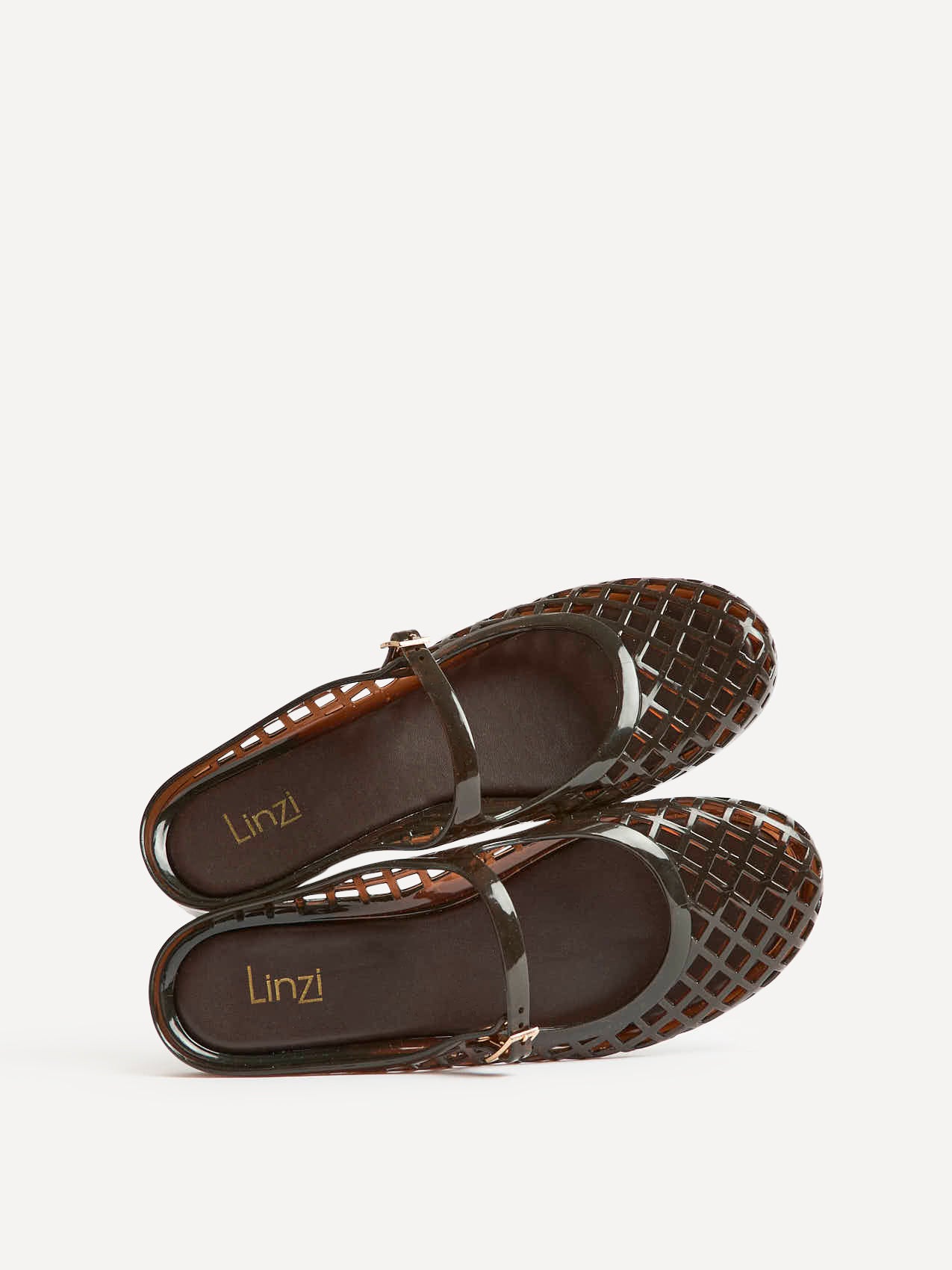 Mirage Brown Jelly Slip On Sandals - Image 5