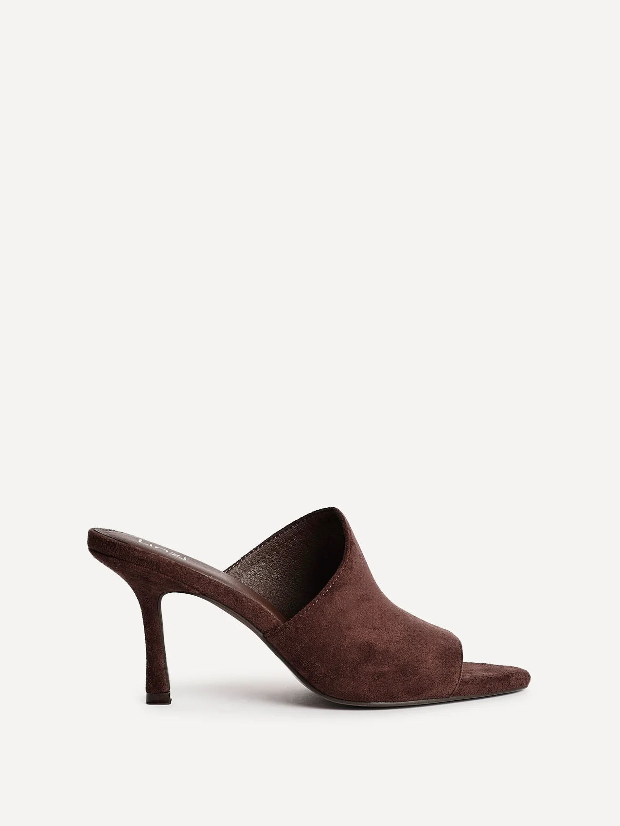 Monarch Brown Peep Toe Mule Heels - Image 2