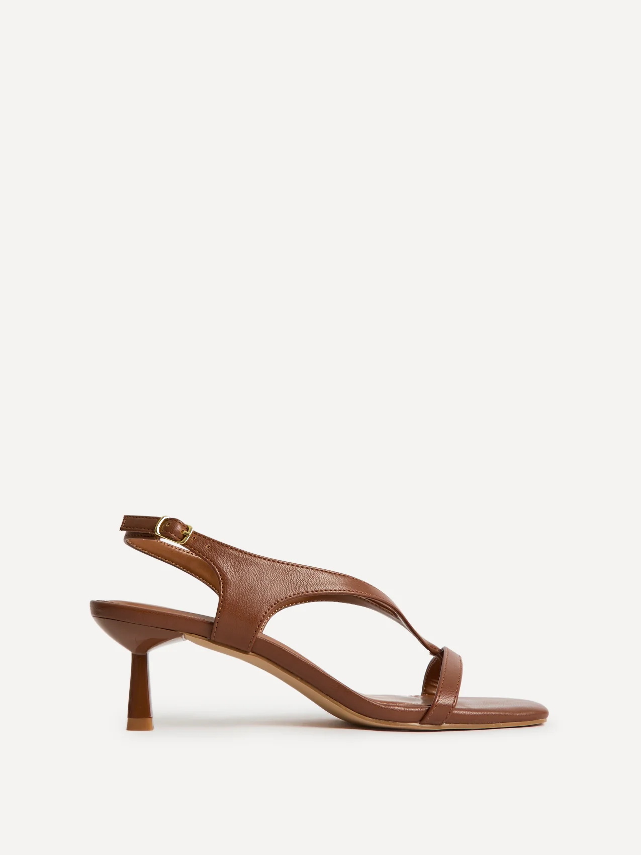 Myth Tan Heeled Sandals - Image 2