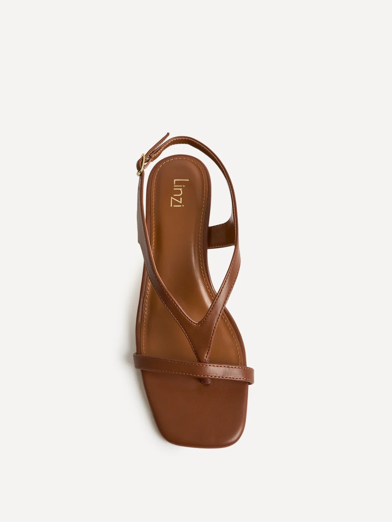 Myth Tan Heeled Sandals - Image 4
