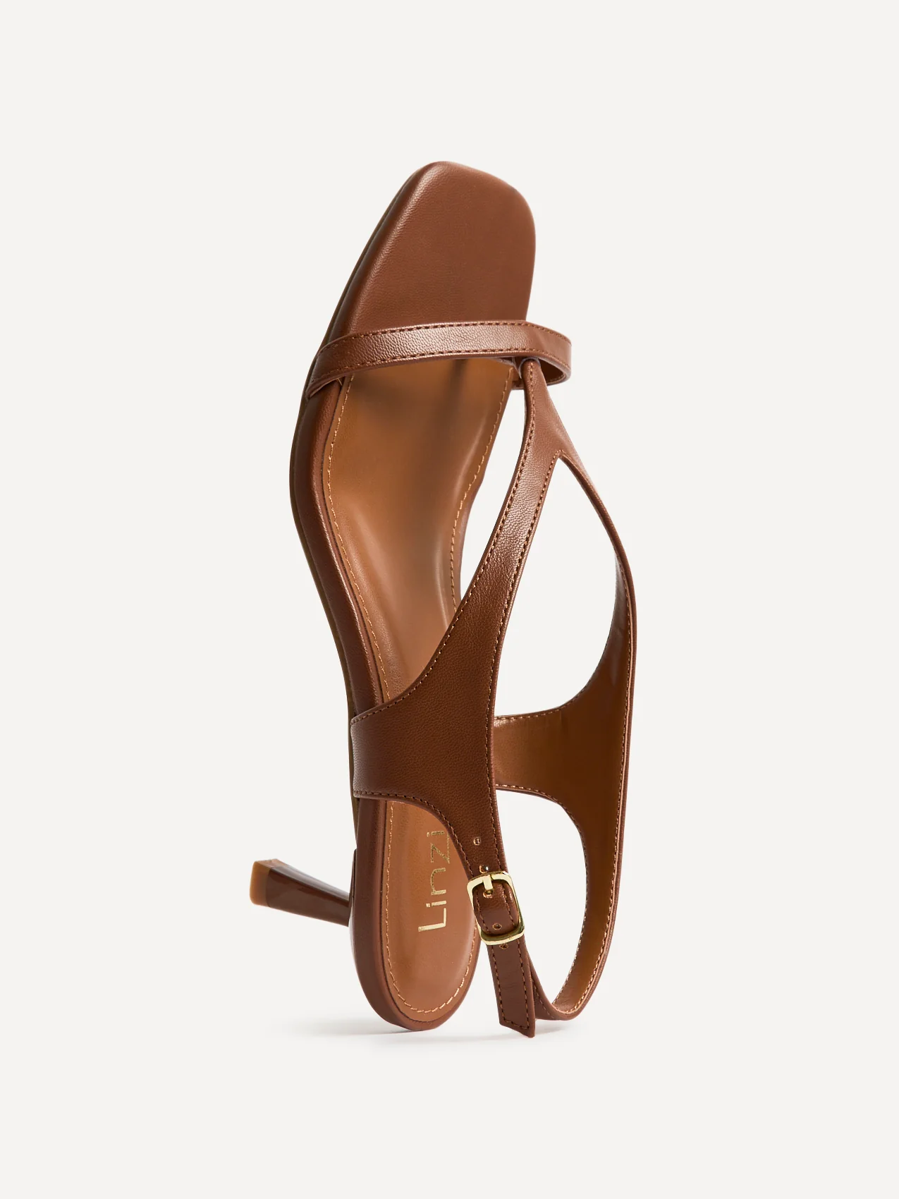 Myth Tan Heeled Sandals - Image 5