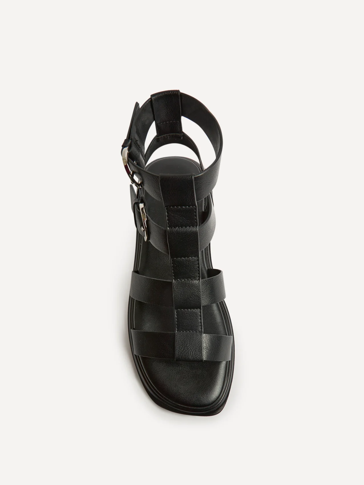 Naya Black Gladiator Style Sandals - Image 4