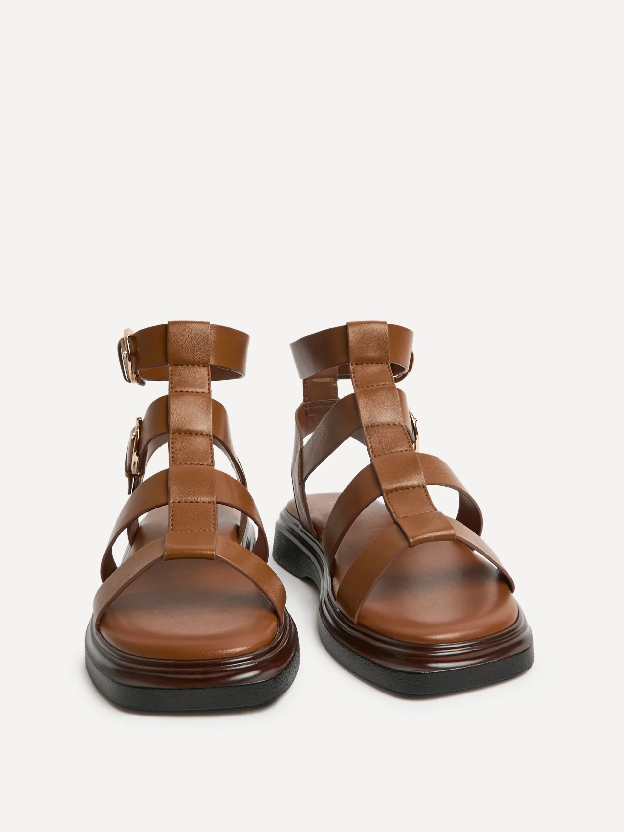 Naya Tan Gladiator Style Sandals - Image 3