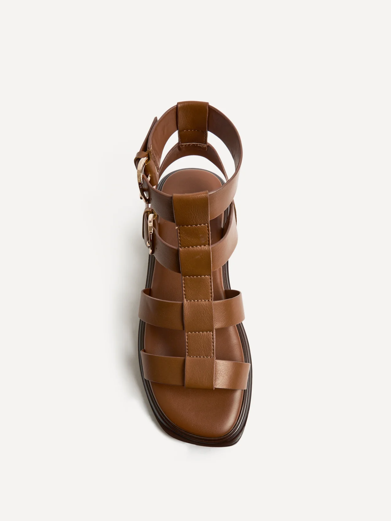 Naya Tan Gladiator Style Sandals - Image 4
