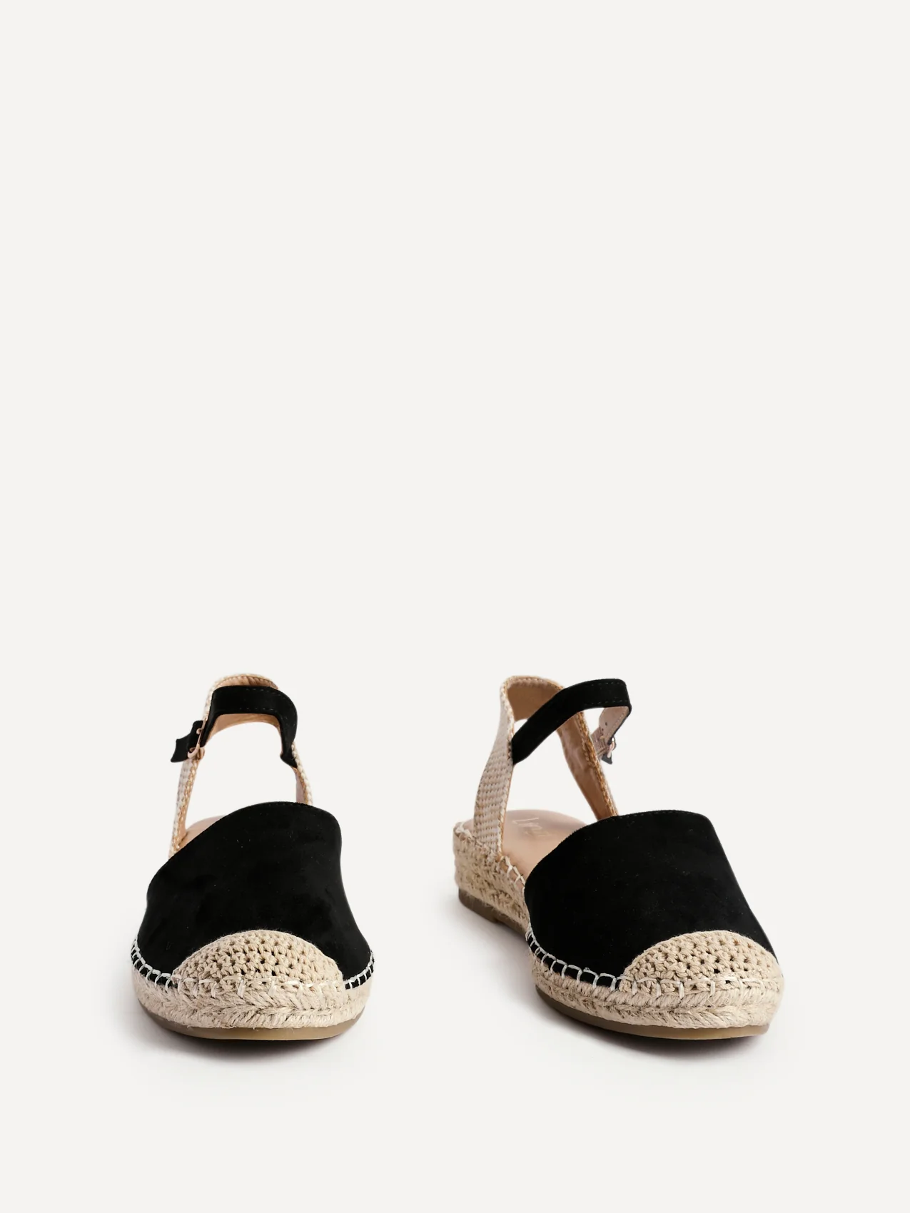 Neroli Black Closed Toe Espadrille Sandals - Image 3