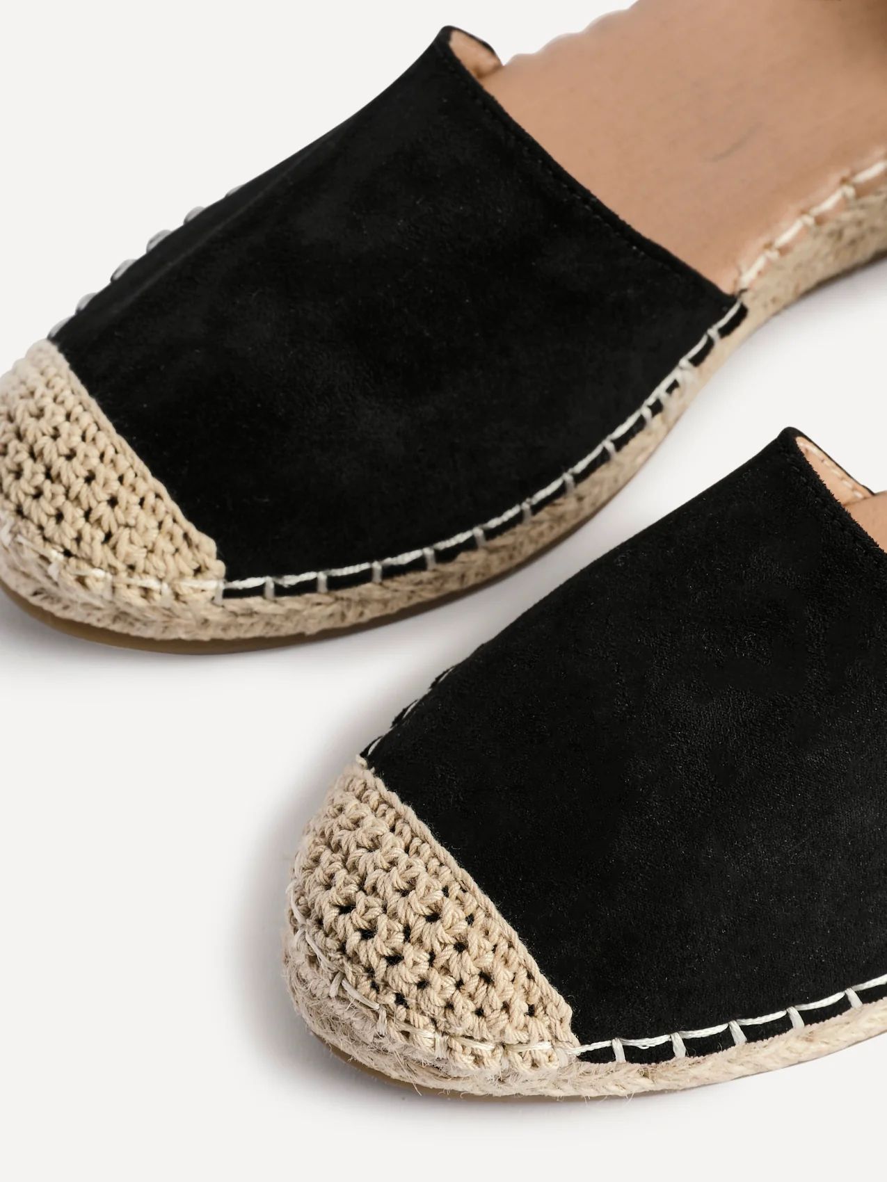 Neroli Black Closed Toe Espadrille Sandals - Image 5