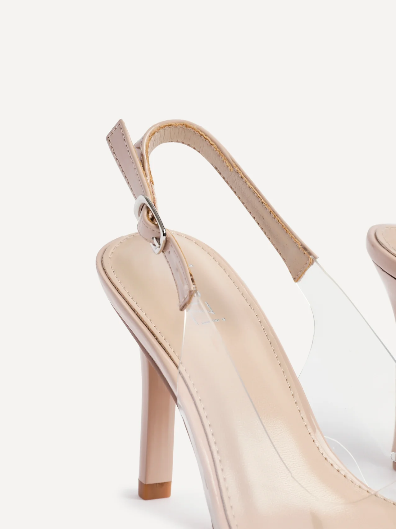 Nolita Nude Perspex Court Heels - Image 4