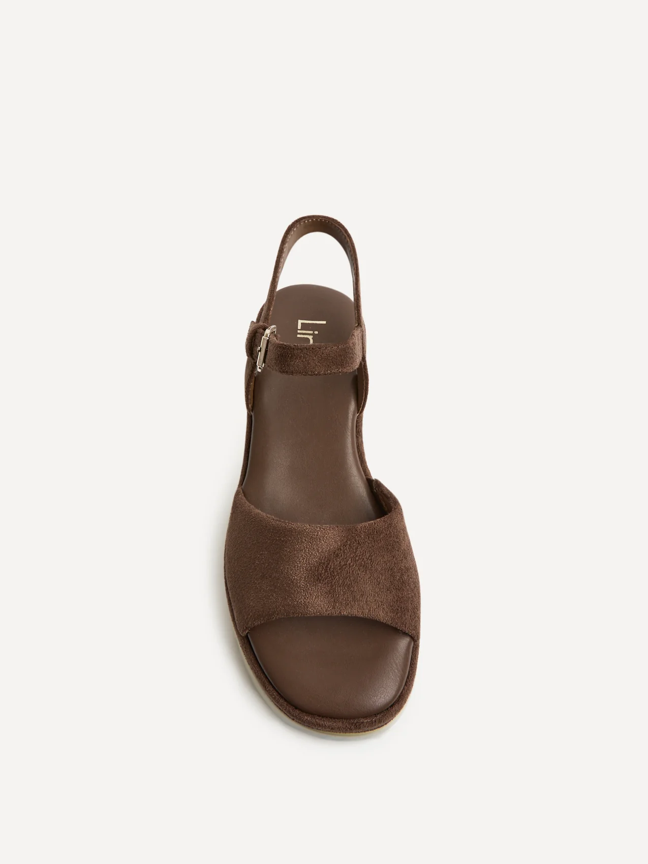 Nyla Brown Platform Cleated Sandals - Image 4