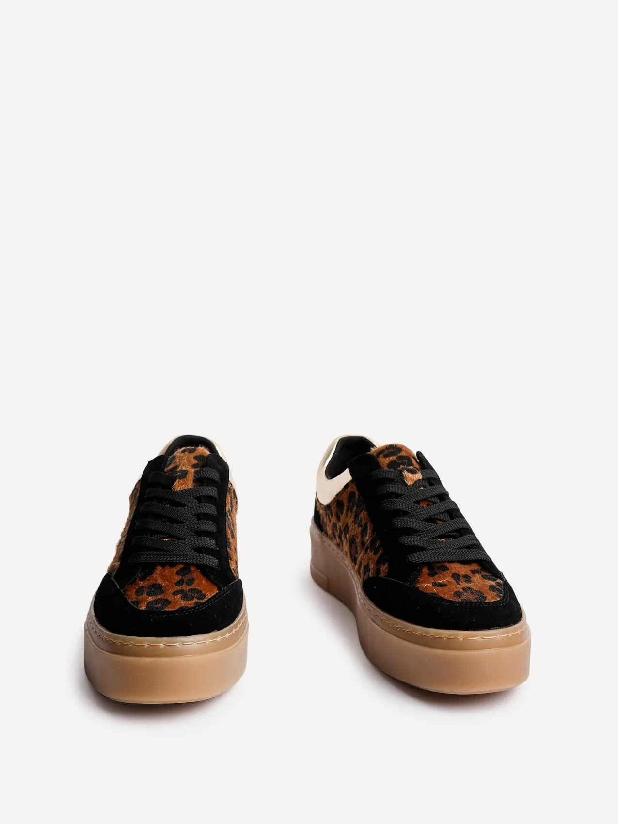 Nyra Leopard Print Trainers - Image 4