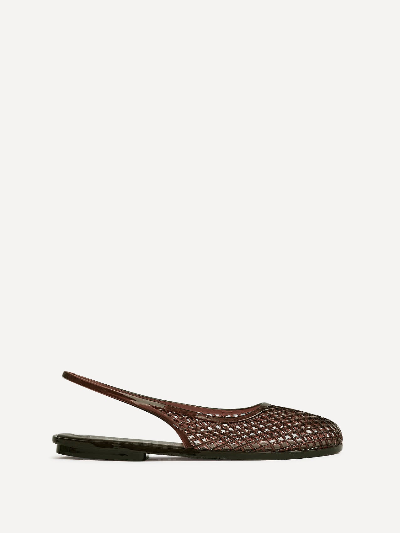 Oceana Brown Jelly Sling Back Sandals - Image 2
