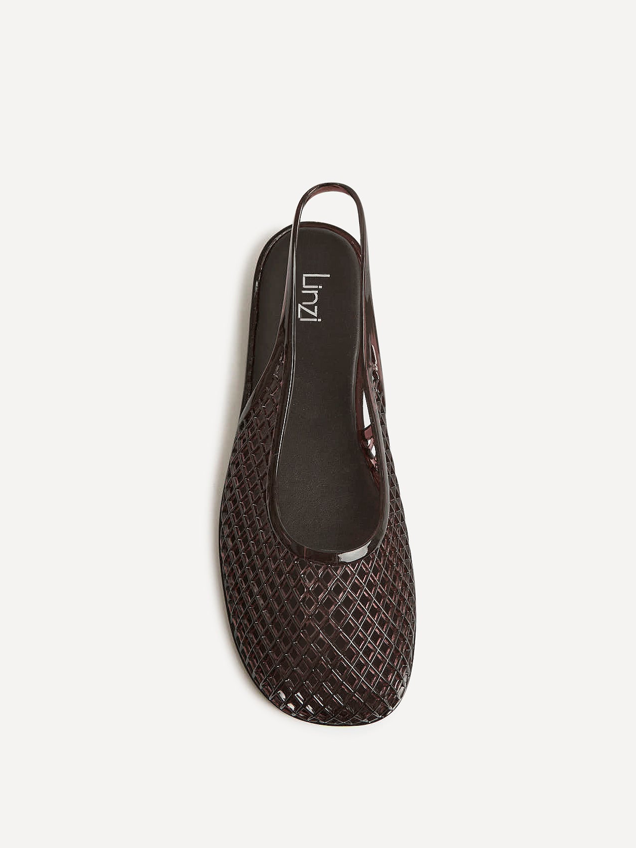 Oceana Brown Jelly Sling Back Sandals - Image 4