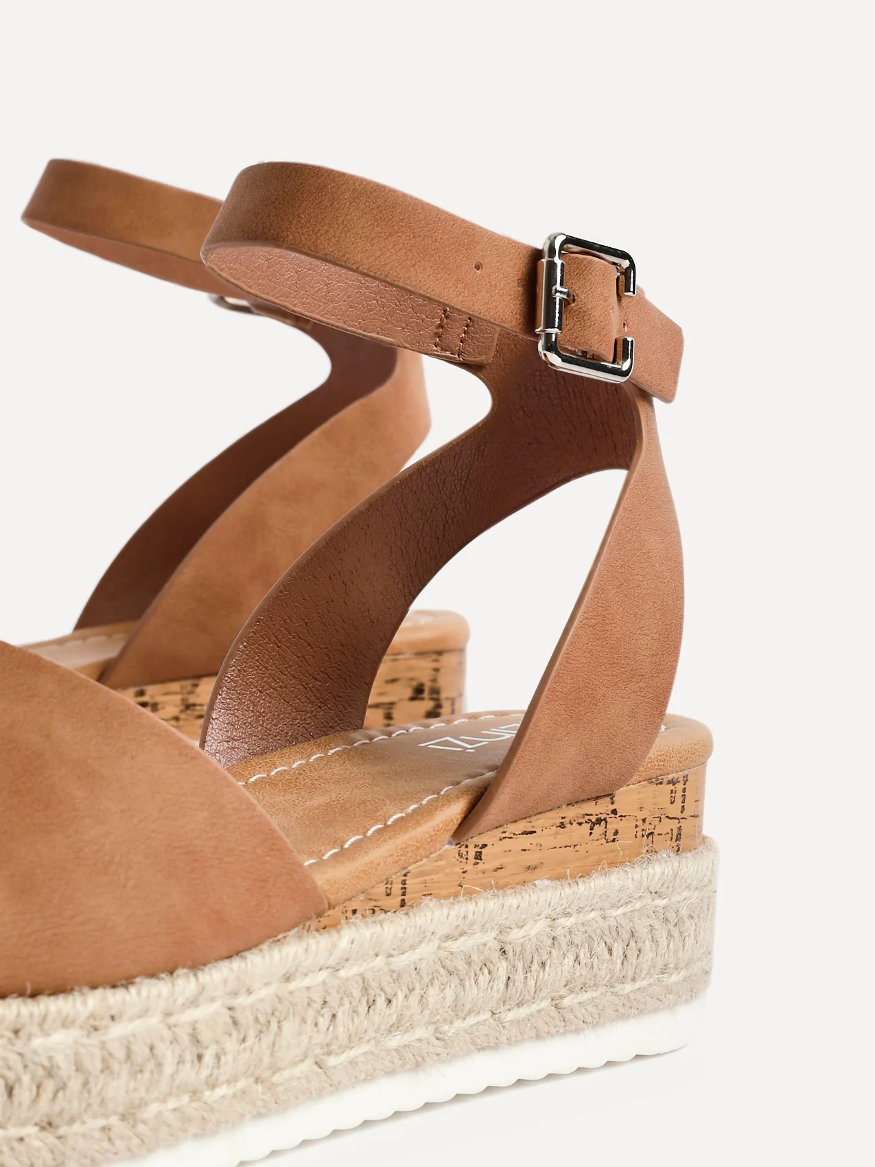 Paradise Tan Espadrille Flatform Sandals - Image 5
