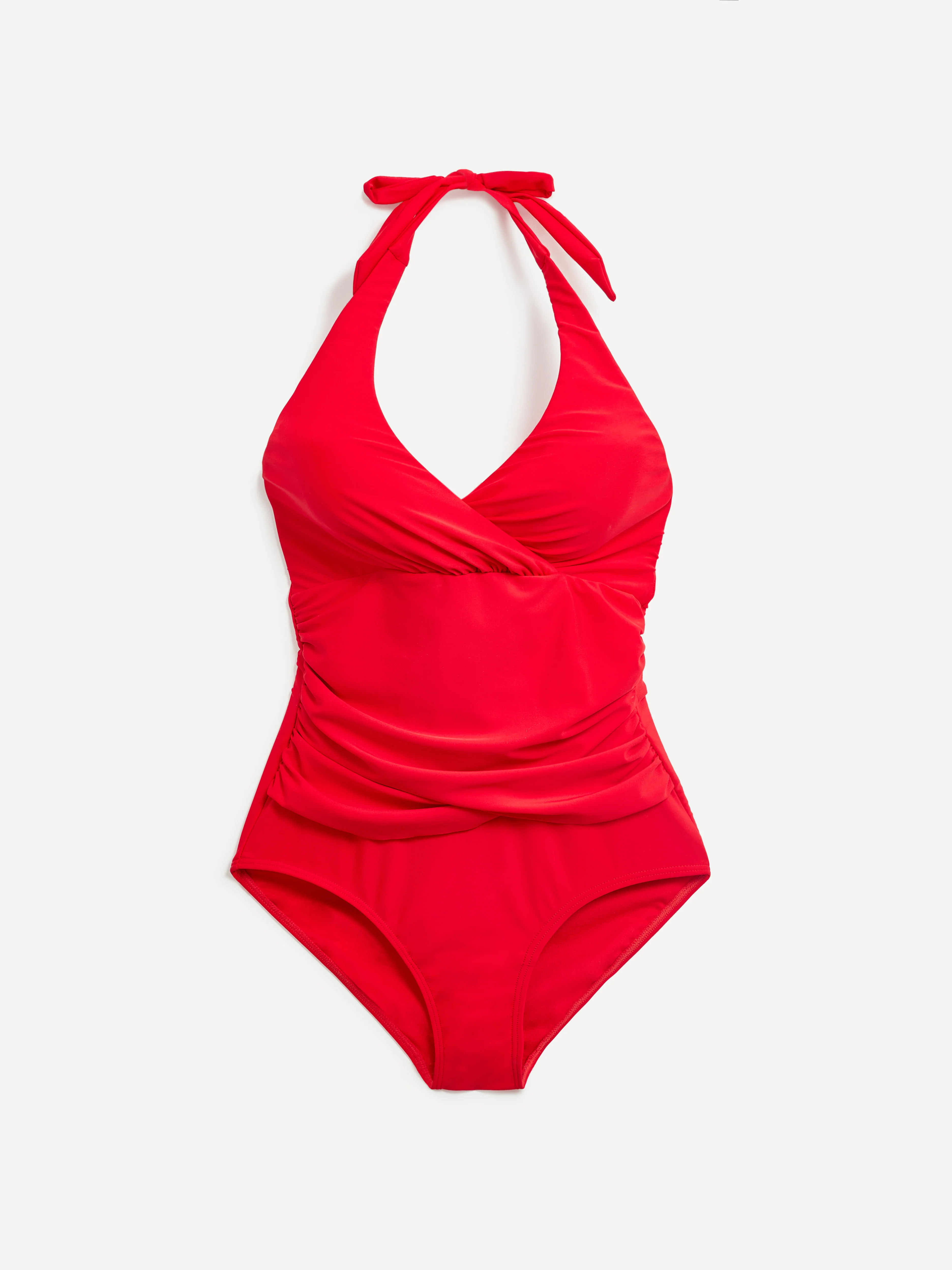 Paros Red Halterneck Swimsuit - Image 2