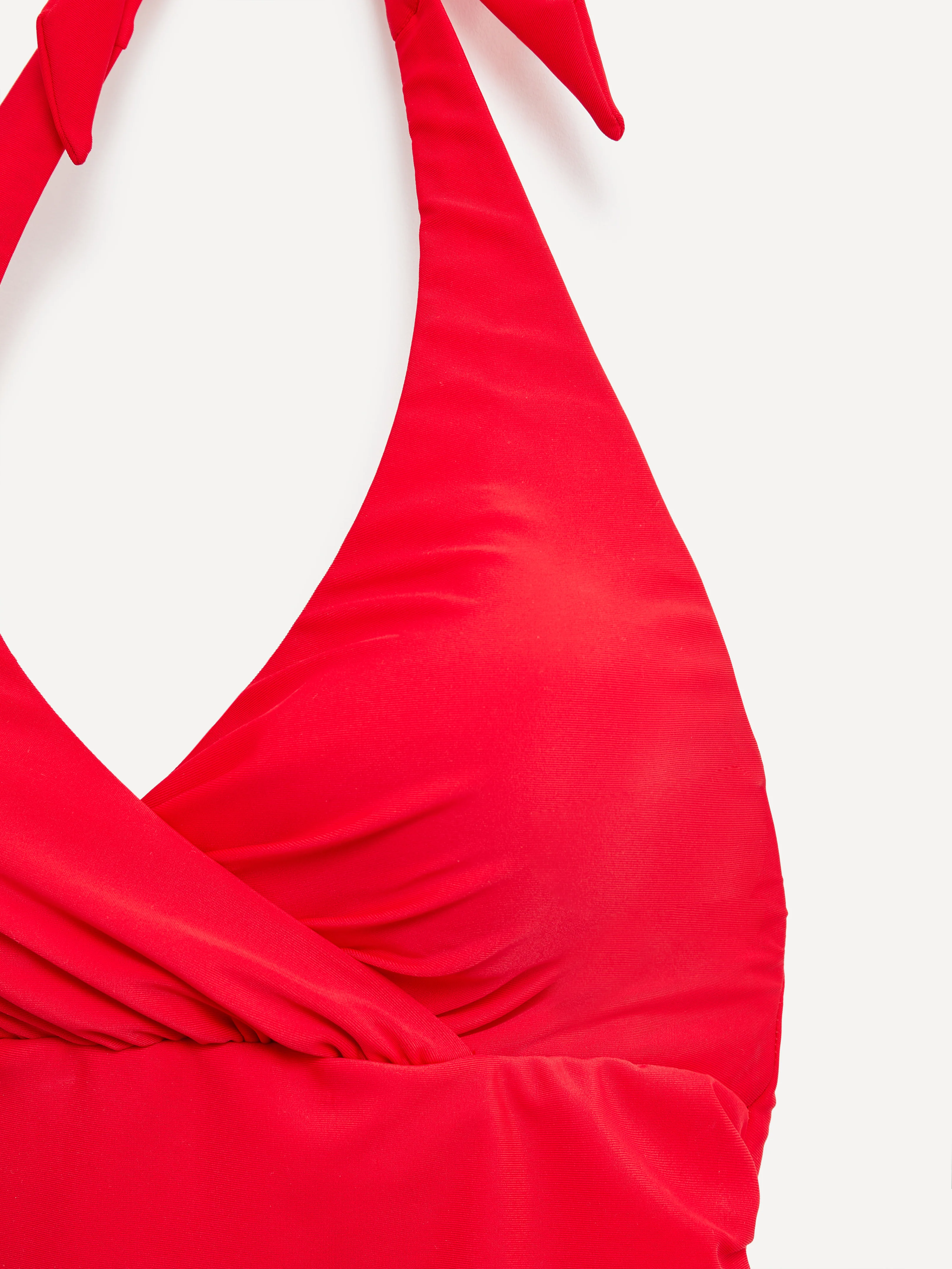 Paros Red Halterneck Swimsuit - Image 3