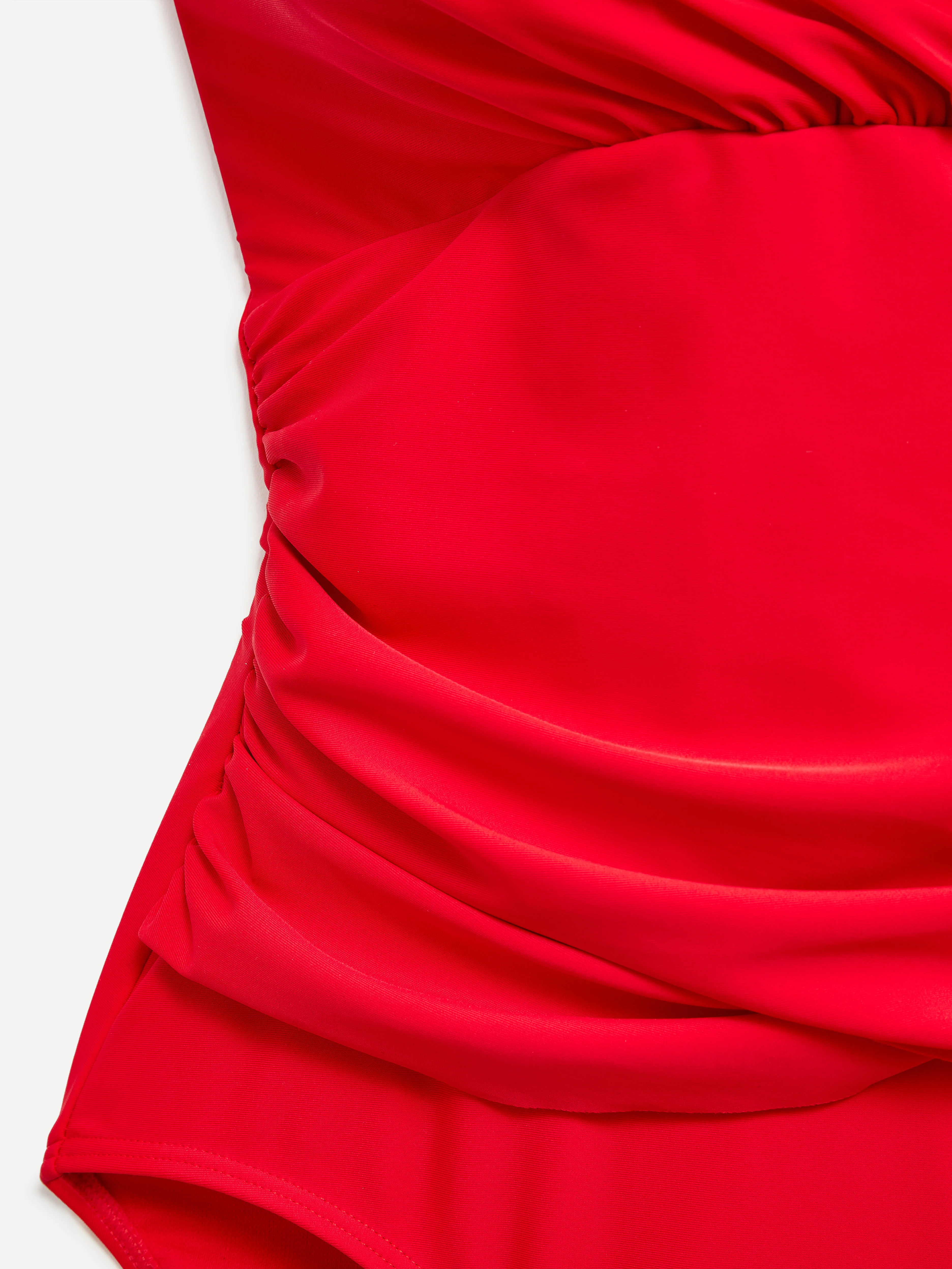 Paros Red Halterneck Swimsuit - Image 4