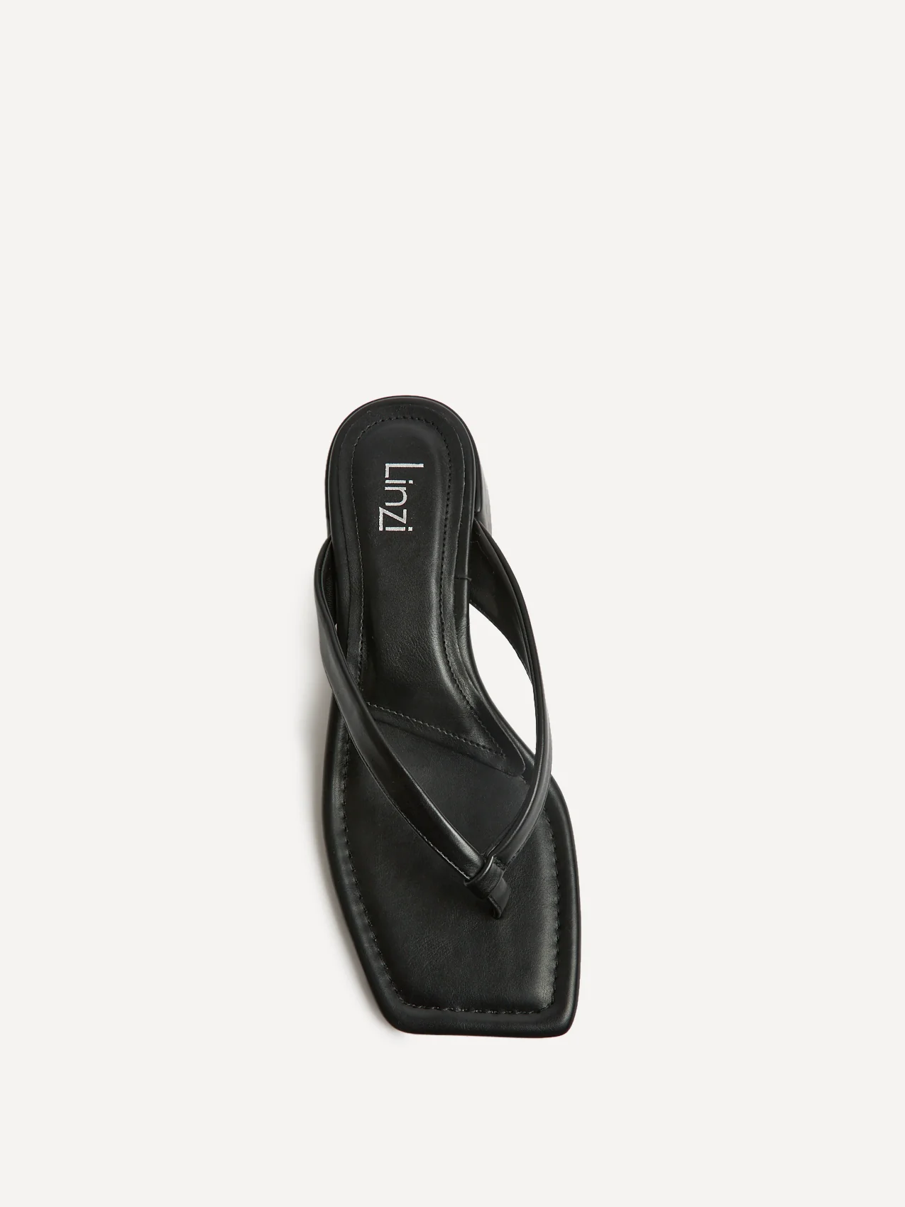 Phase Black Faux Leather Mule Heels - Image 4