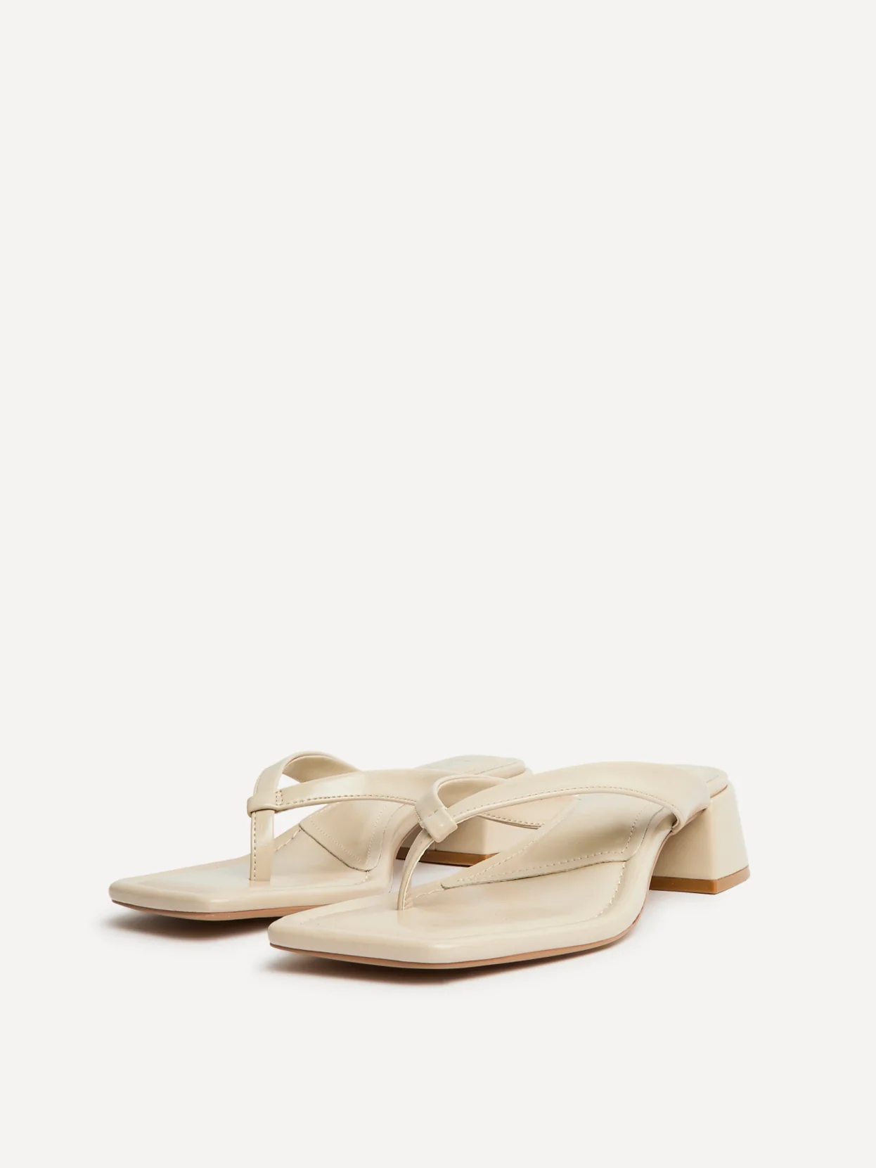 Phase Nude Faux Suede Mule Heels - Image 5